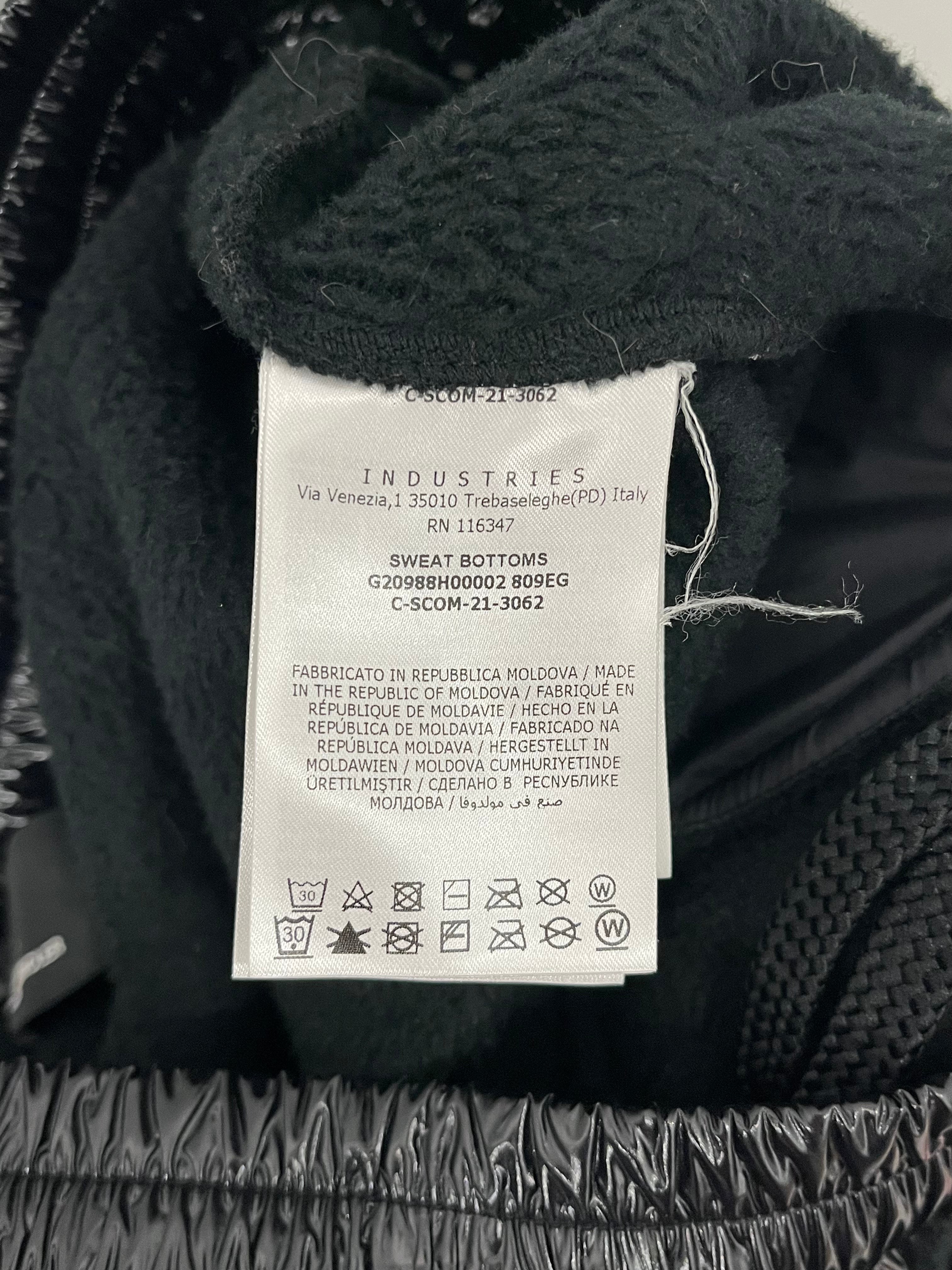 MONCLER GRENOBLE/Pants/L/Polyester/BLK/SHELL TRIMMED FLEECE view 4