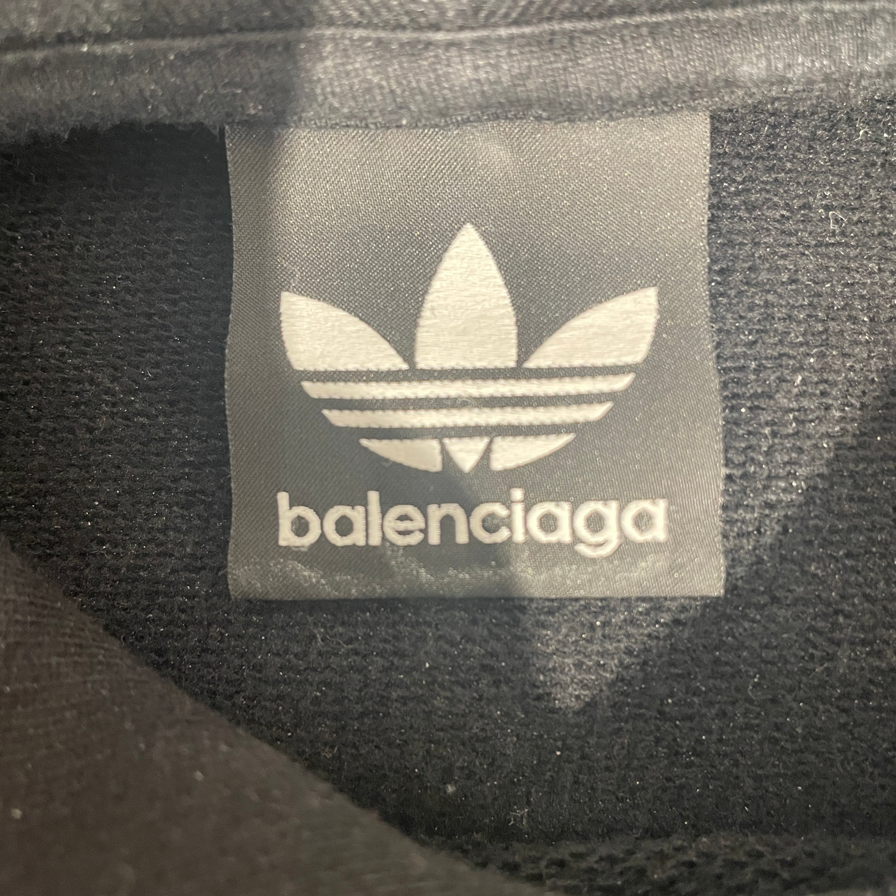 BALENCIAGA/adidas/Hoodie/2/Graphic/Cotton/BLK/ view 3