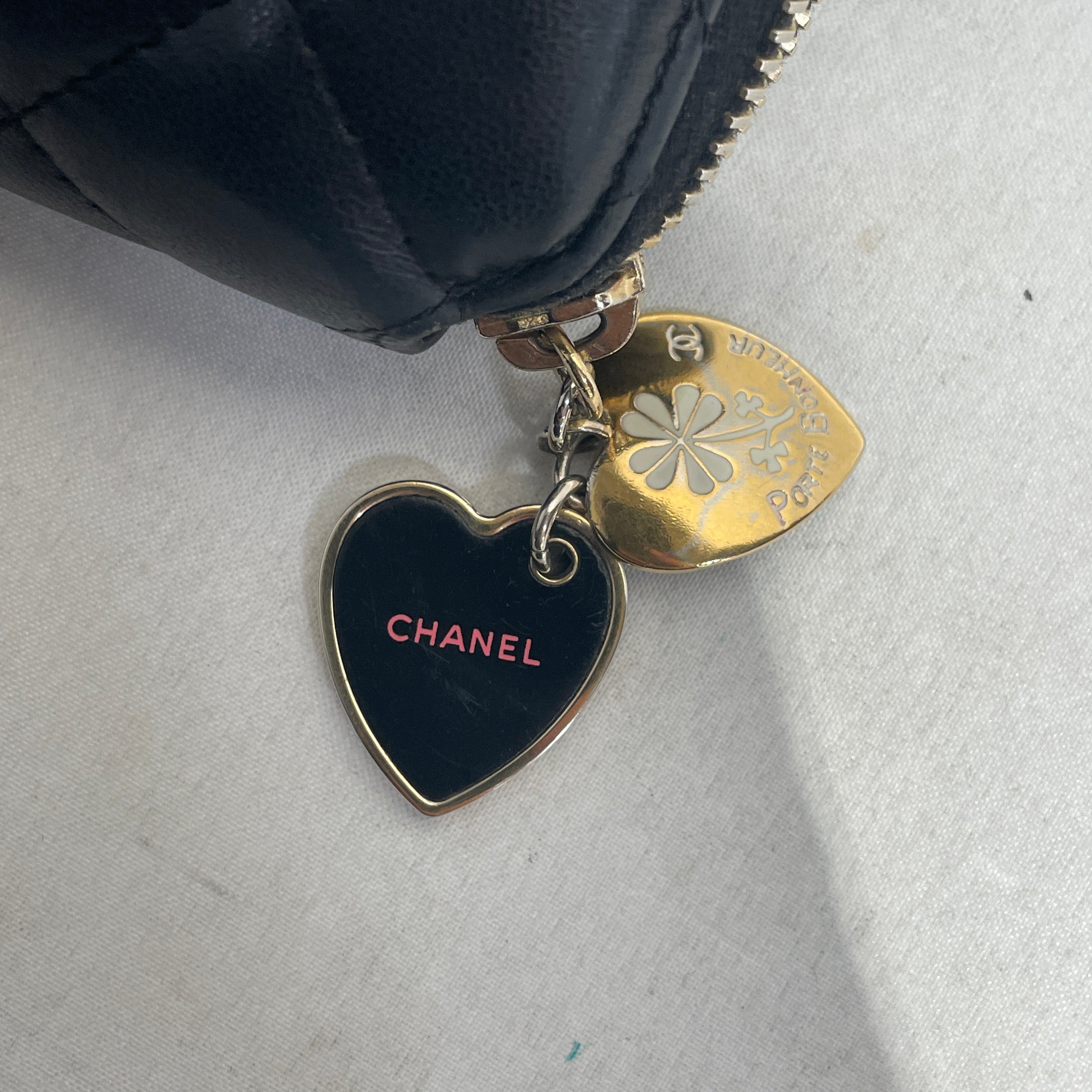 CHANEL/Long Wallet/Leather/BLK/L's/12646779 view 5