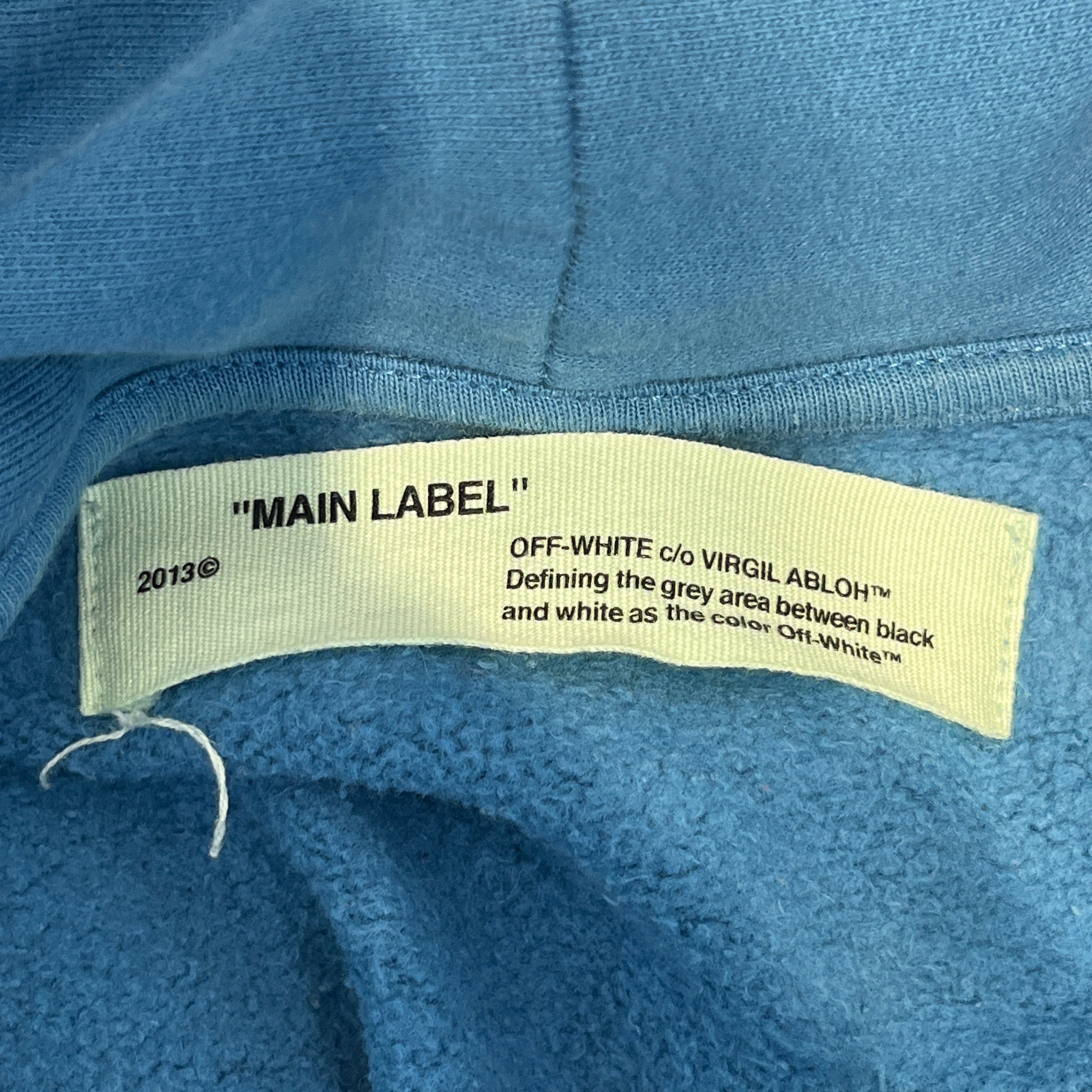 OFF-WHITE/Hoodie/L/Cotton/BLU/Pullover/SURREAL view 3