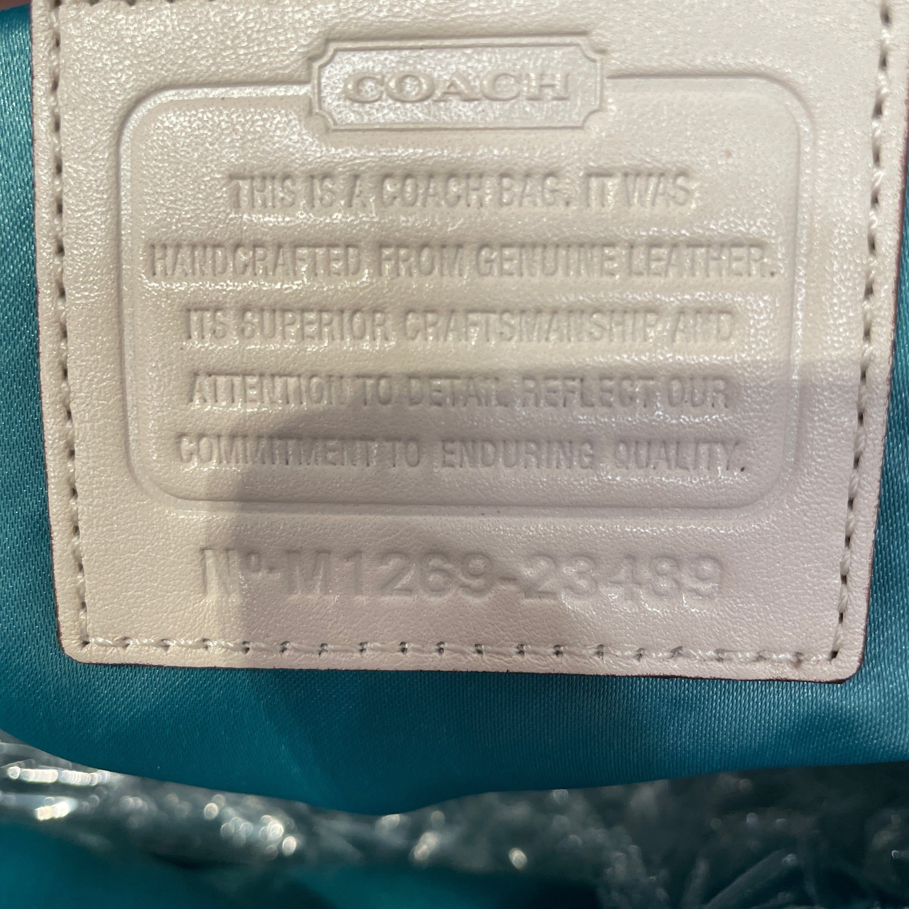 COACH/Cross Body Bag/Leather/CRM/m1269-23489 Madison Woven view 3