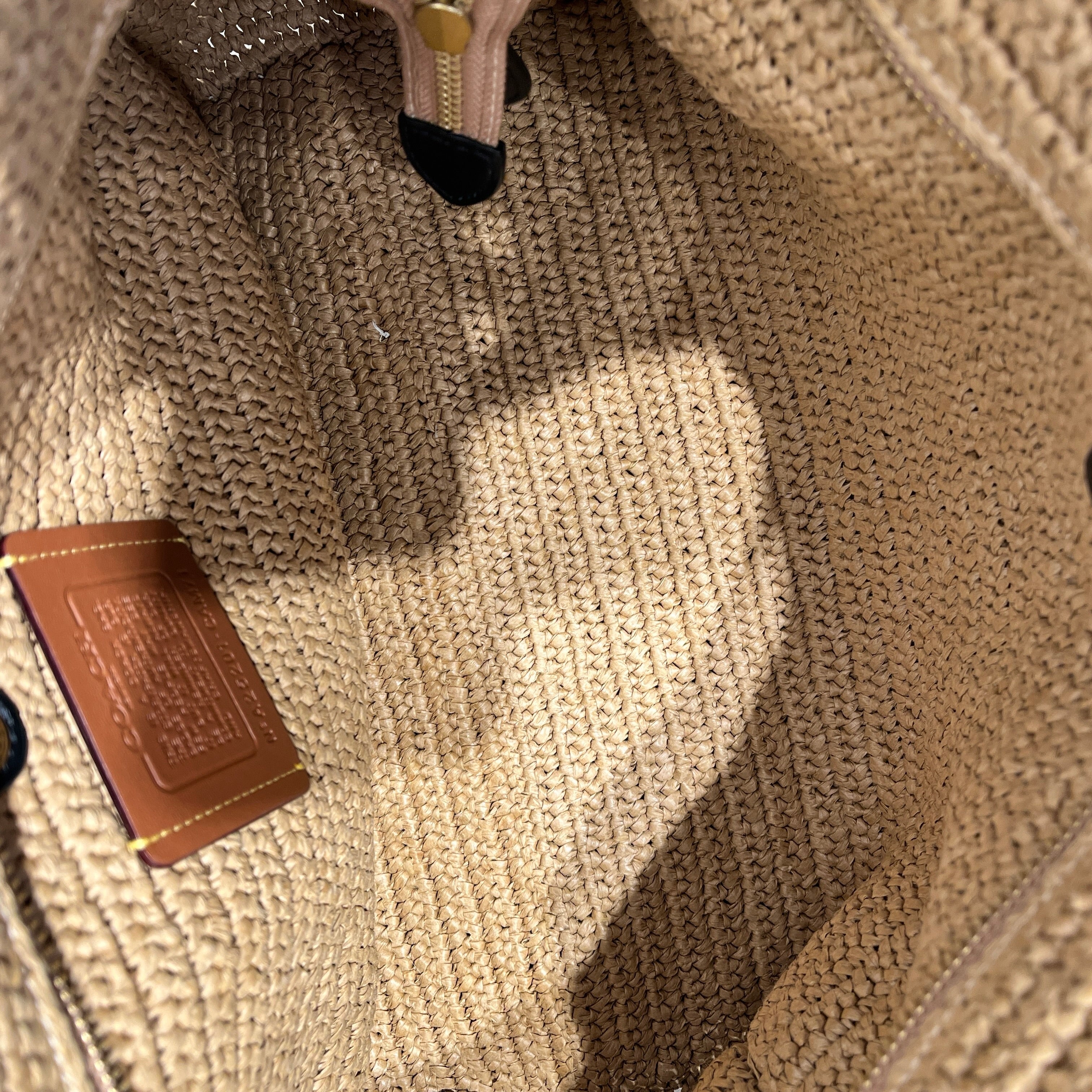 COACH/Hand Bag/CML/STRAW BAG view 4