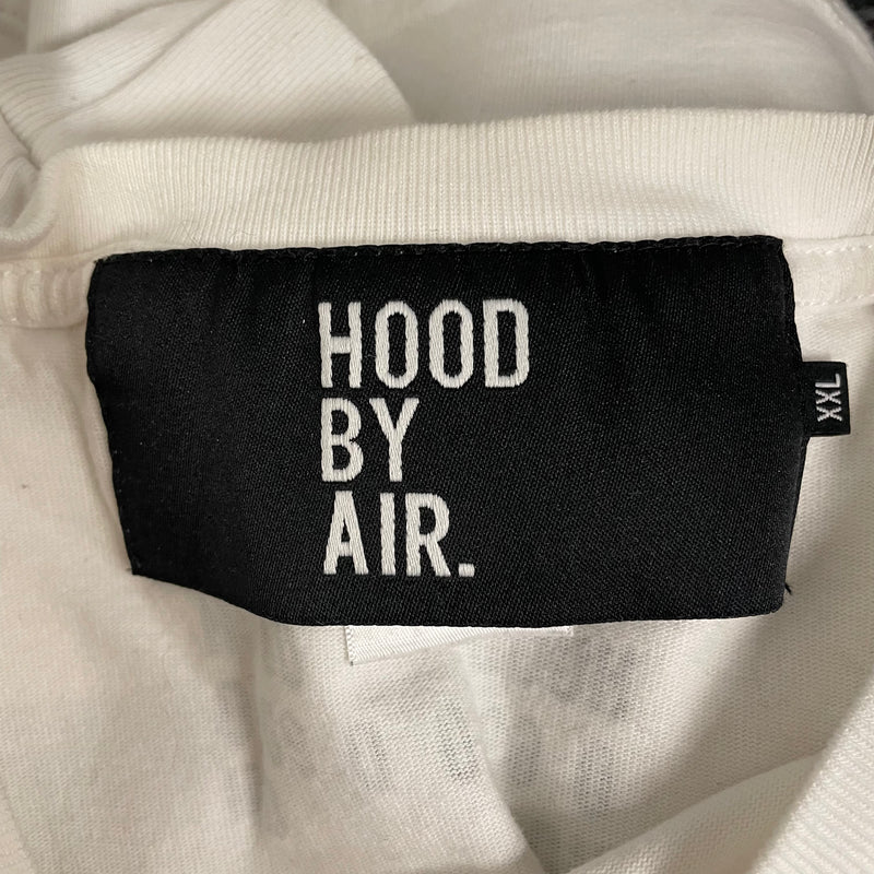 HOOD BY AIR./LS T-Shirt/XXL/Cotton/WHT/HOOD 0  69  0 HBA WRITING