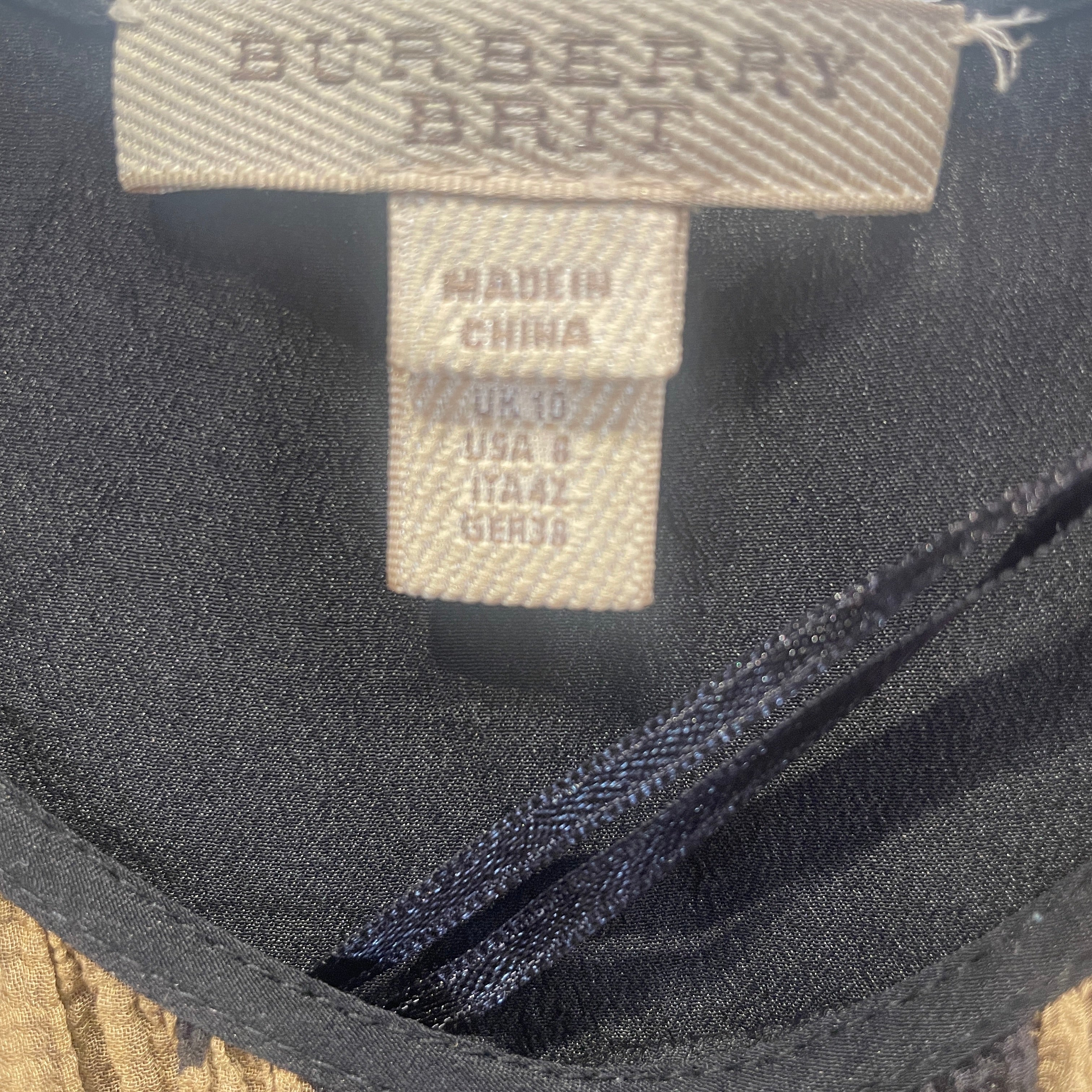 BURBERRY BRIT/Camisole Dress/8/Leopard/Silk/CML/ view 3