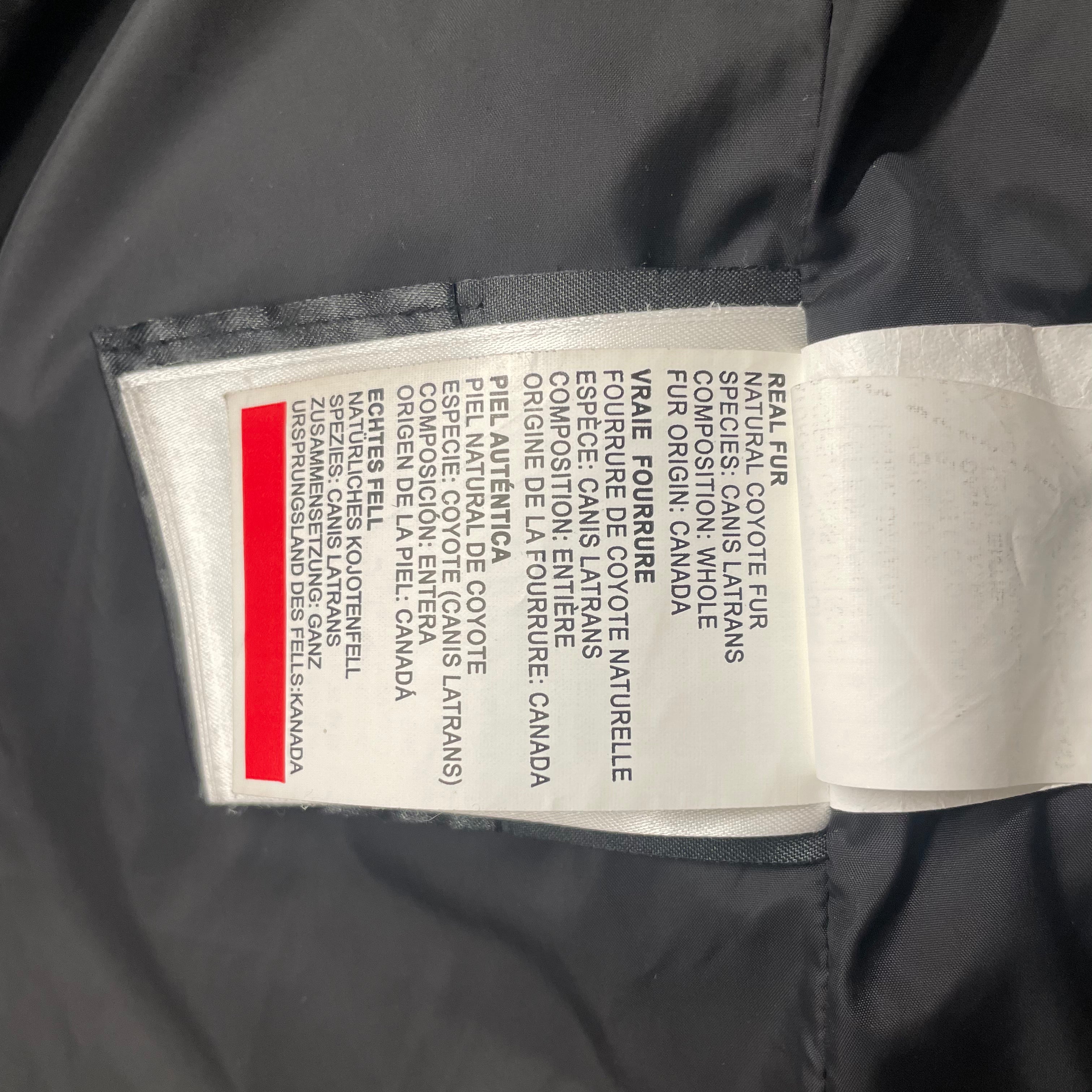CANADA GOOSE/Coat/XS/NVY/COYOTE FUR NAVY PUFFER view 8