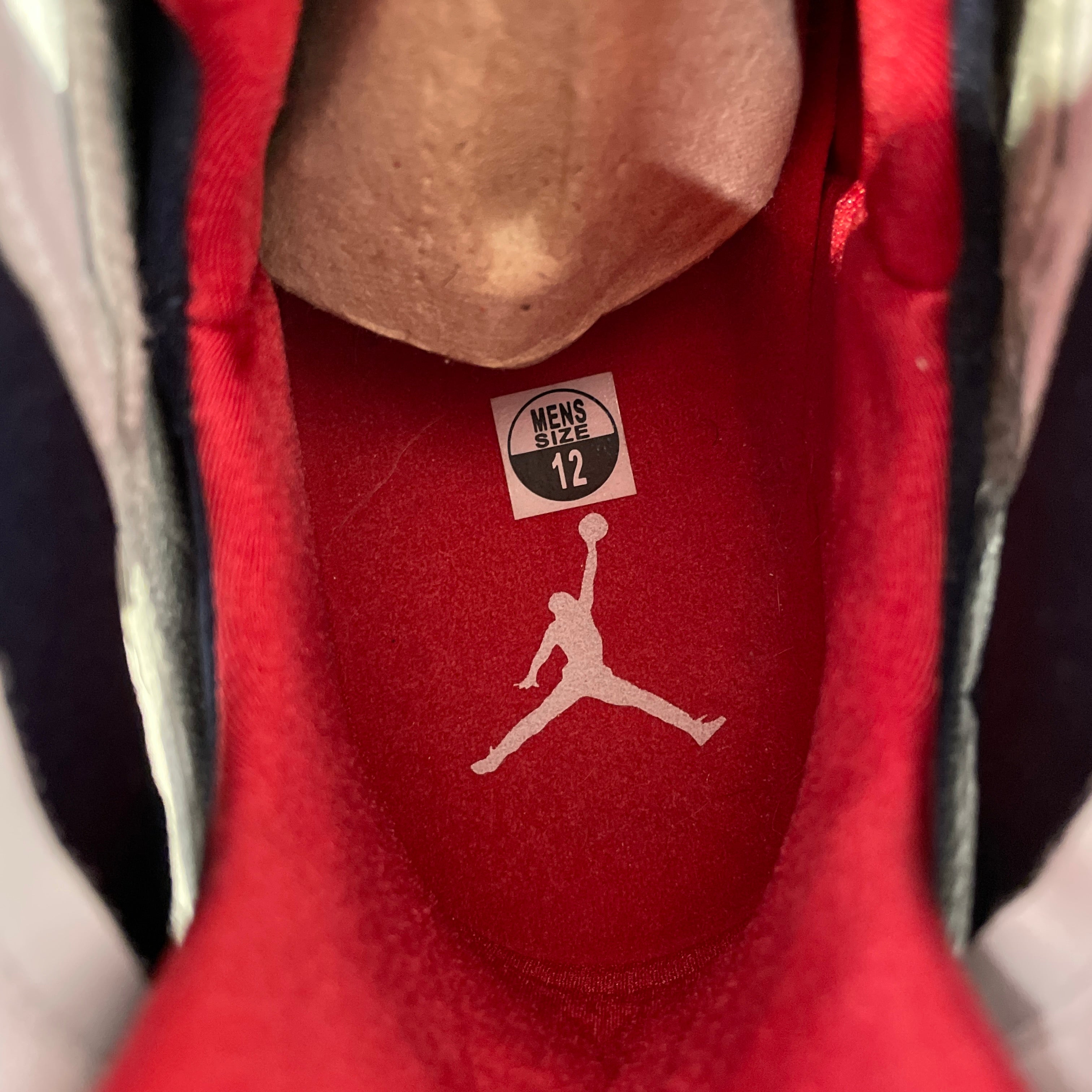 JORDAN BRAND/Hi-Sneakers/US 12/White/Jordan 7 Olympic view 3
