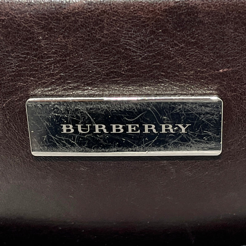 BURBERRY/Clutch Bag/Plaid/Cotton/CRM/HOUSE CHECK CLUTCH