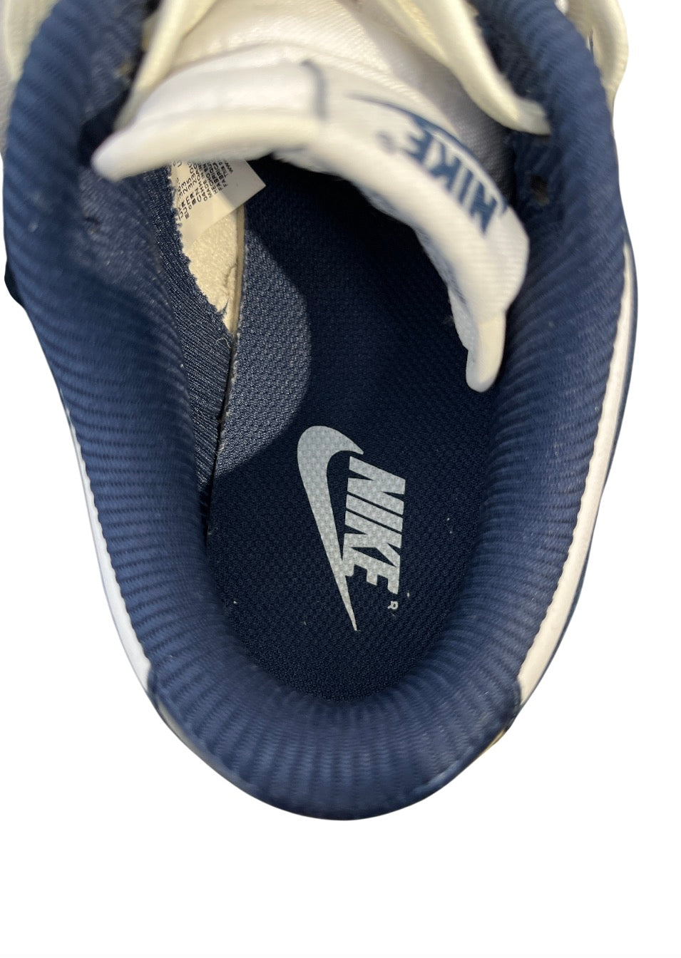 NIKE/Low-Sneakers/US 6/Leather/NVY/navy/white dunks view 3