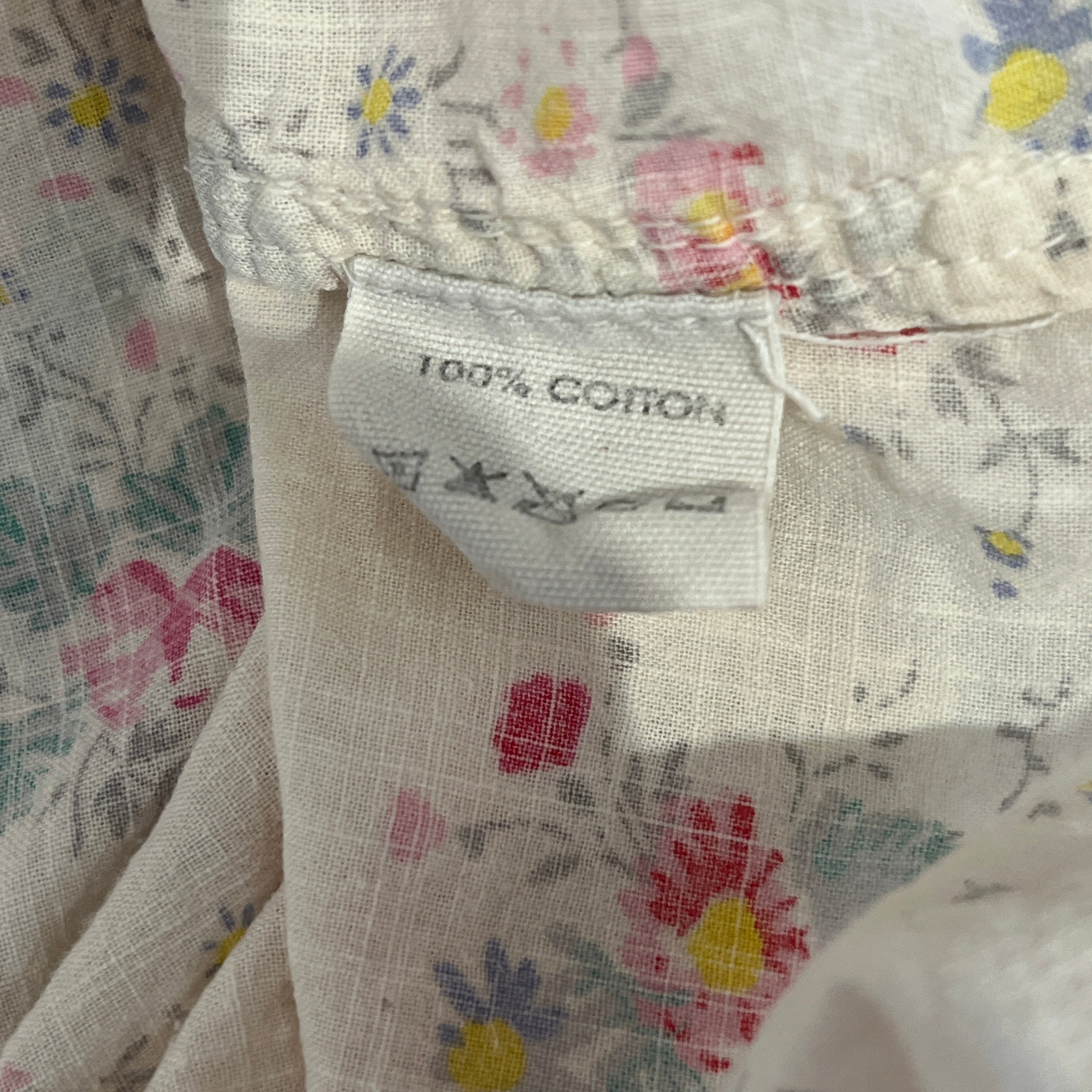 magnolia pearl/LS Blouse/M/Floral Pattern/Cotton/CRM/ view 4