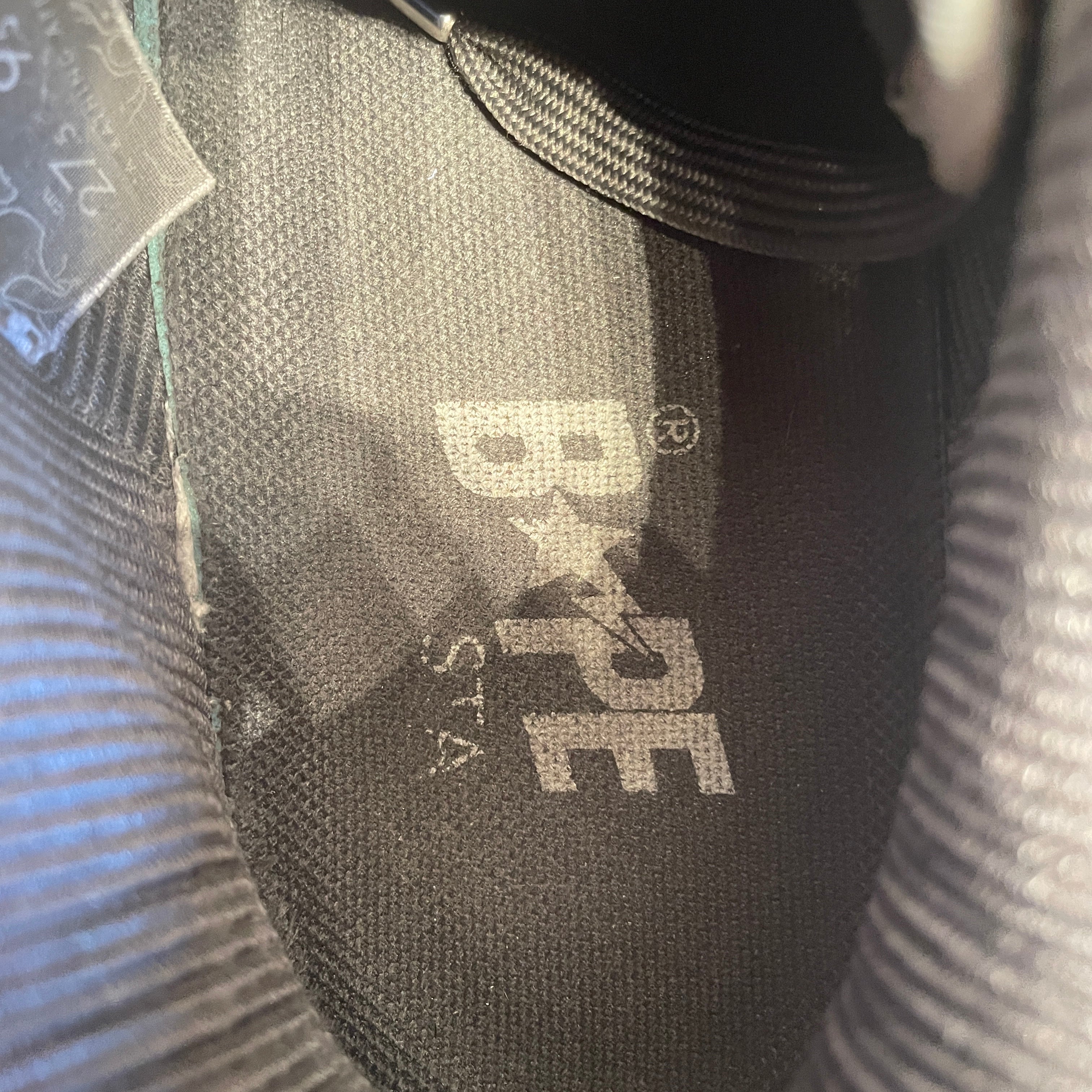 BAPE STA!/Low-Sneakers/UK 9.5/Leather/GRY/ view 3
