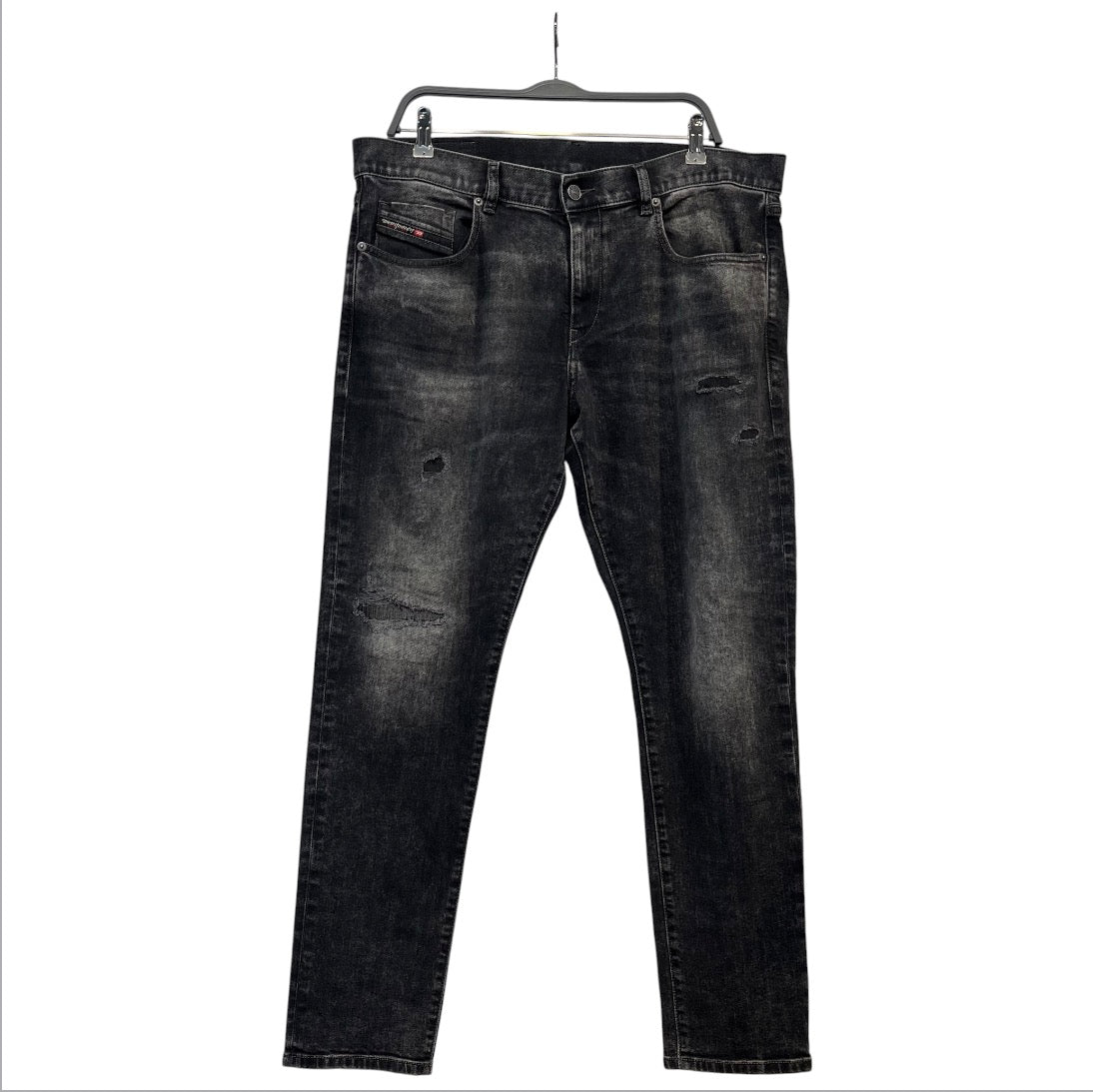 DIESEL/Straight Pants/36/Denim/BLK/DISTRESSED view 1