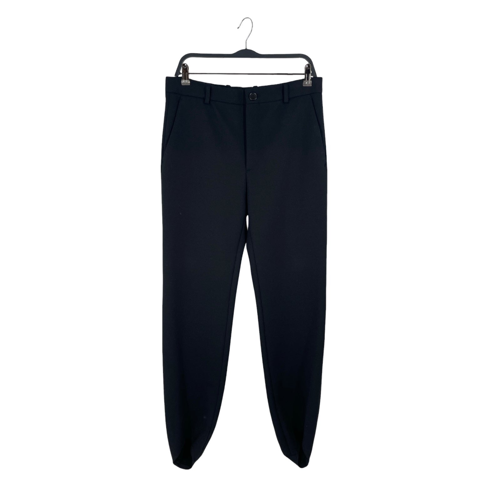 BALENCIAGA/Skinny Pants/48/Cotton/BLK/HOOK BOTTOM view 1