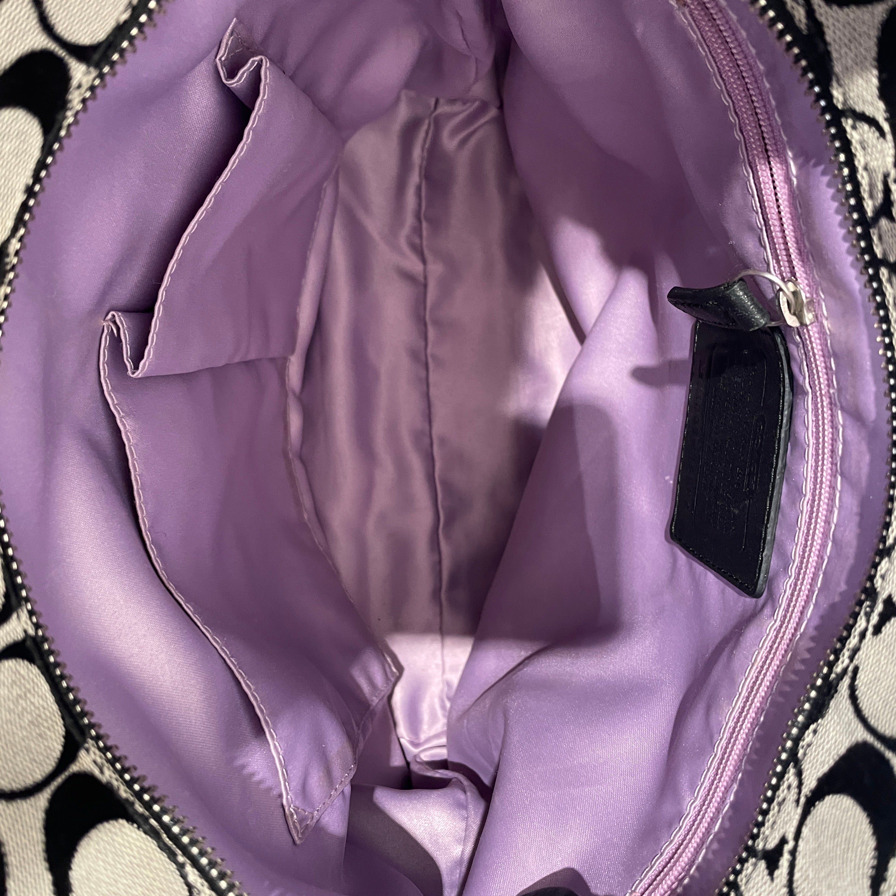 COACH/Hand Bag/Monogram/Cotton/BLK/penelope signature view 6