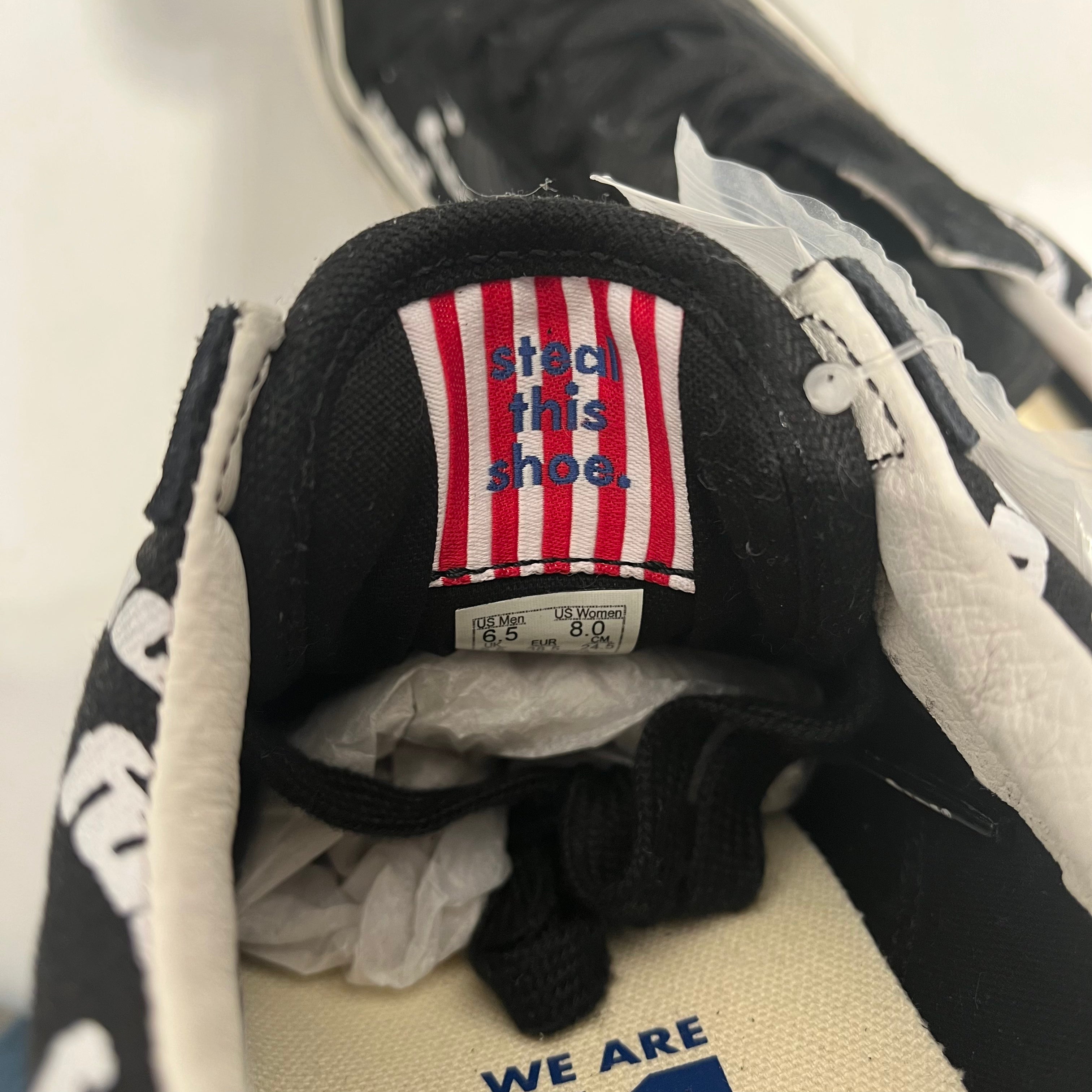 FUCT/Low-Sneakers/US 6.5/Cotton/BLK/ view 4