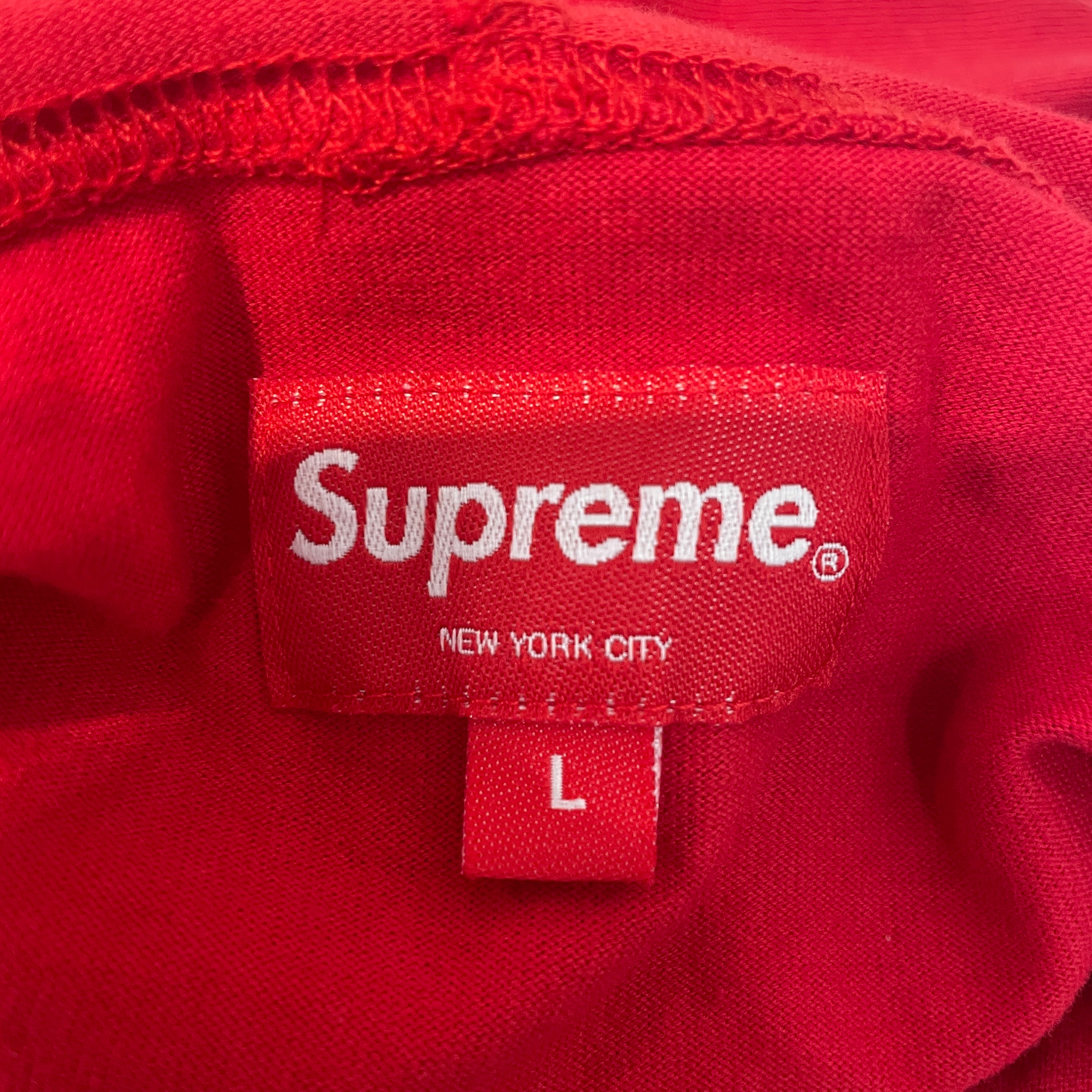Supreme/Hoodie/L/Cotton/RED/Layered Hoodie view 3