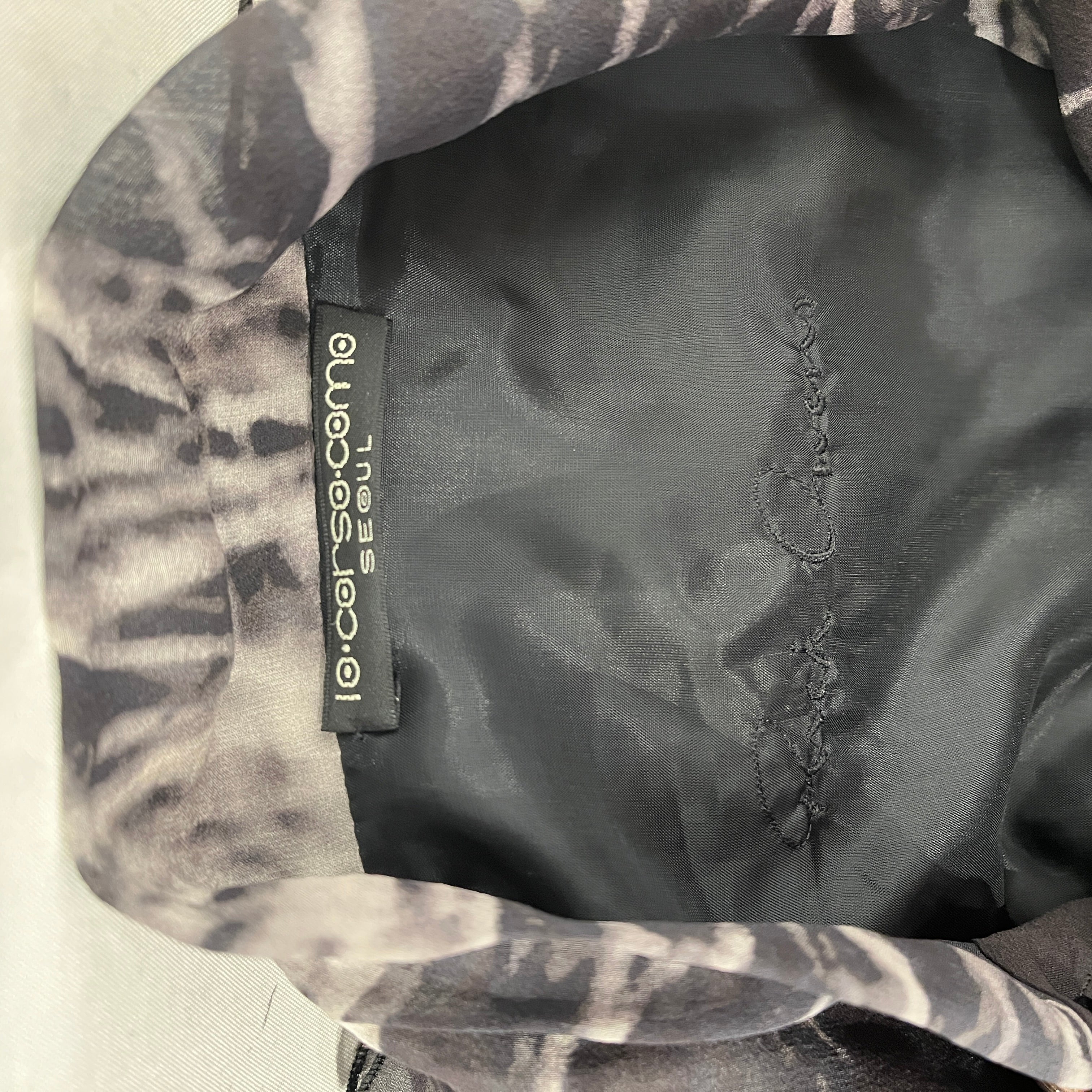 Rick Owens/LS Blouse/S/M/Graphic/Silk/GRY/SILK ASYMM BLOUSE view 3