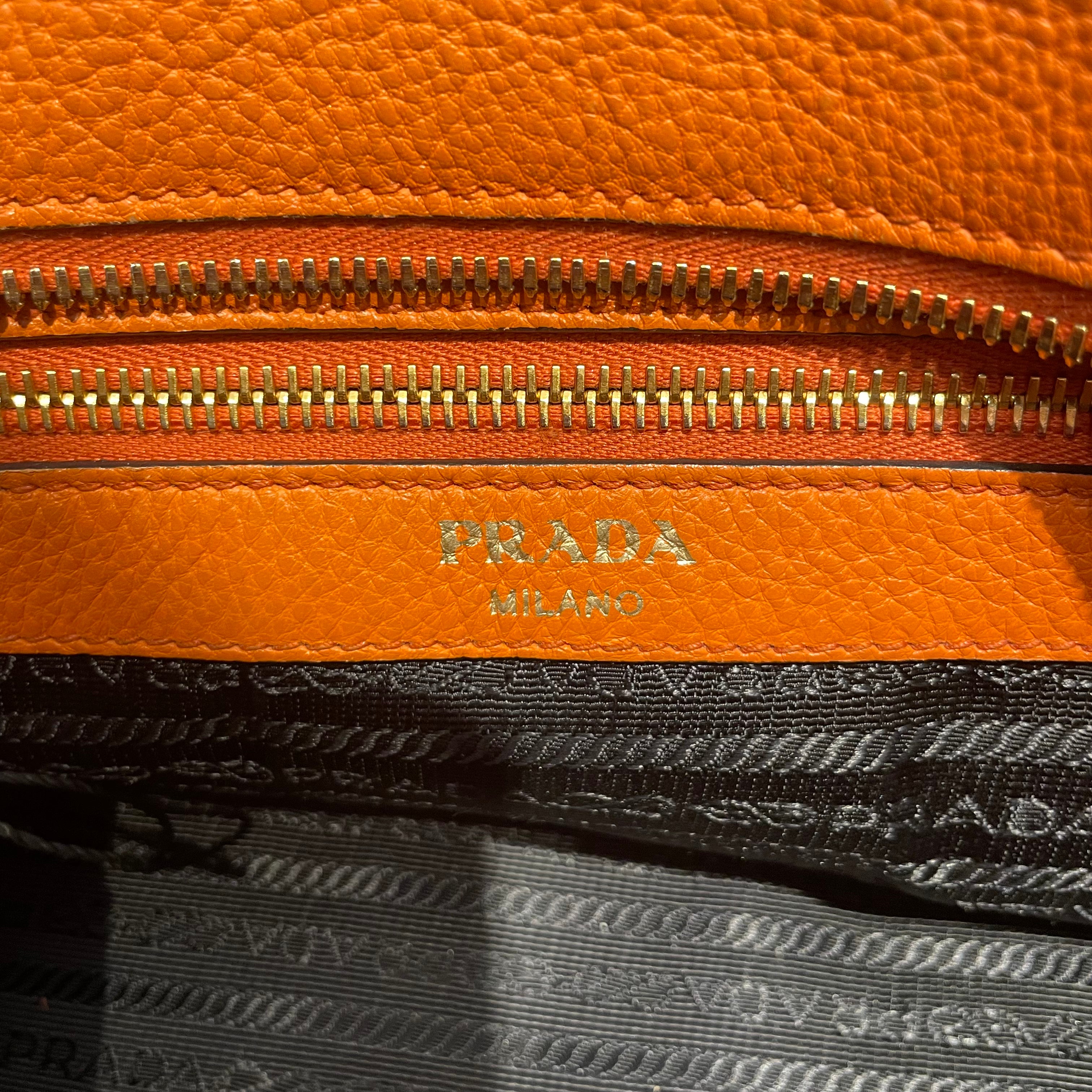 PRADA/Tote Bag/Leather/ORN/Large Pebbled Leather Tote view 5