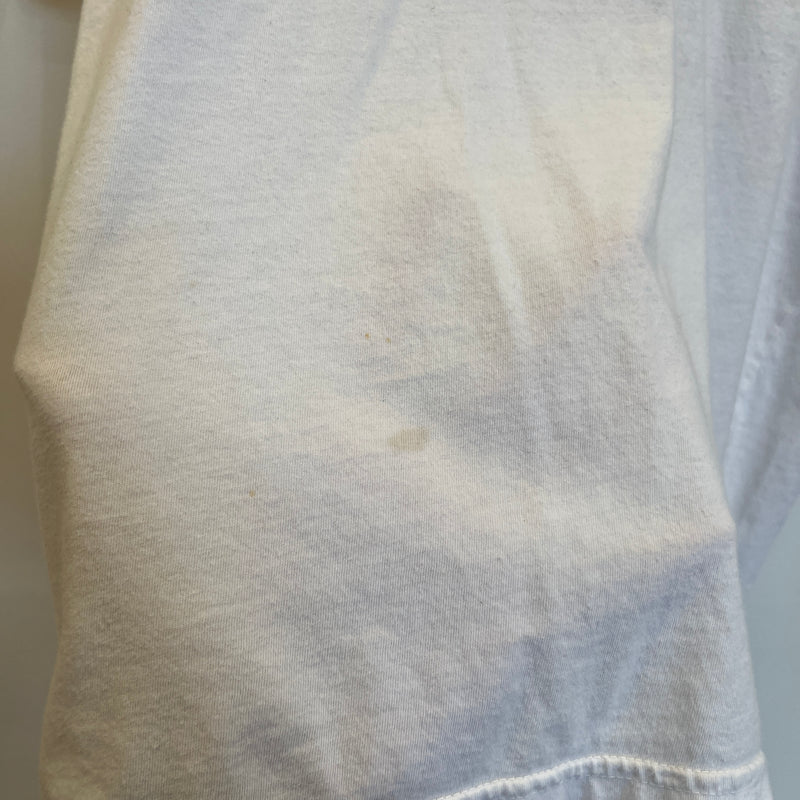 CHROME HEARTS/T-Shirt/XL/Cotton/WHT/Graphic/MIAMI HORSESHOE LOGO TEE