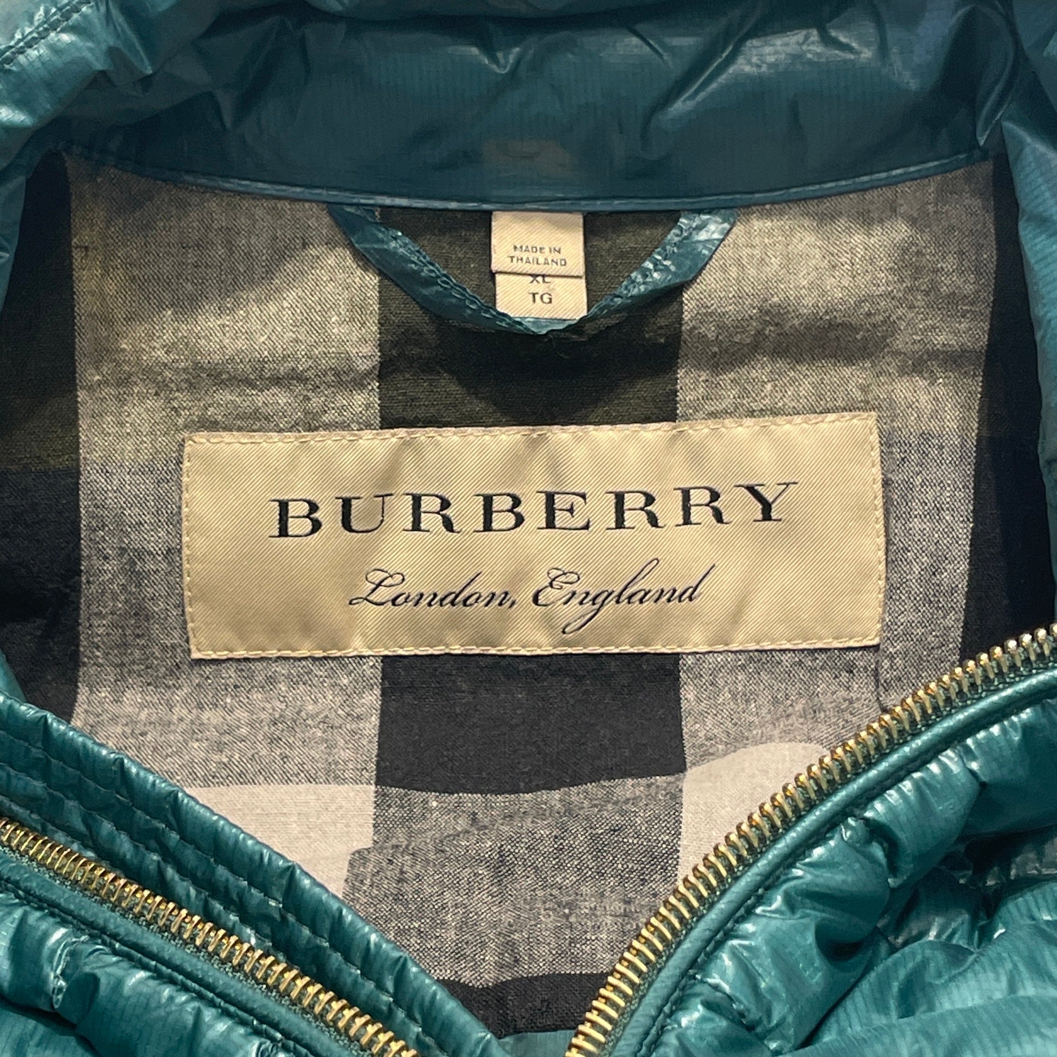 BURBERRY LONDON/Vest/XL/Nylon/GRN/ view 3