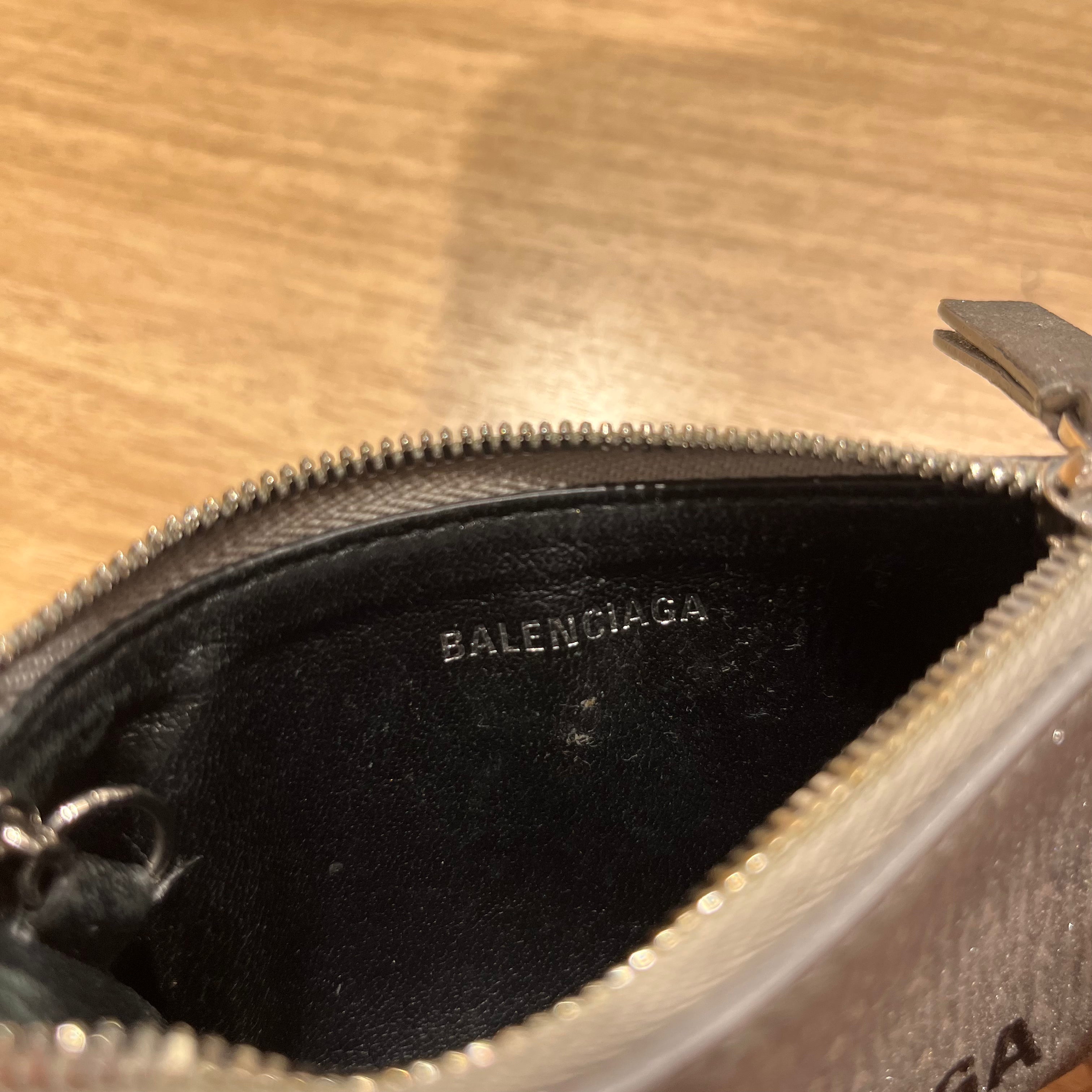 BALENCIAGA/Coin Wallet/Leather/SLV/ view 4