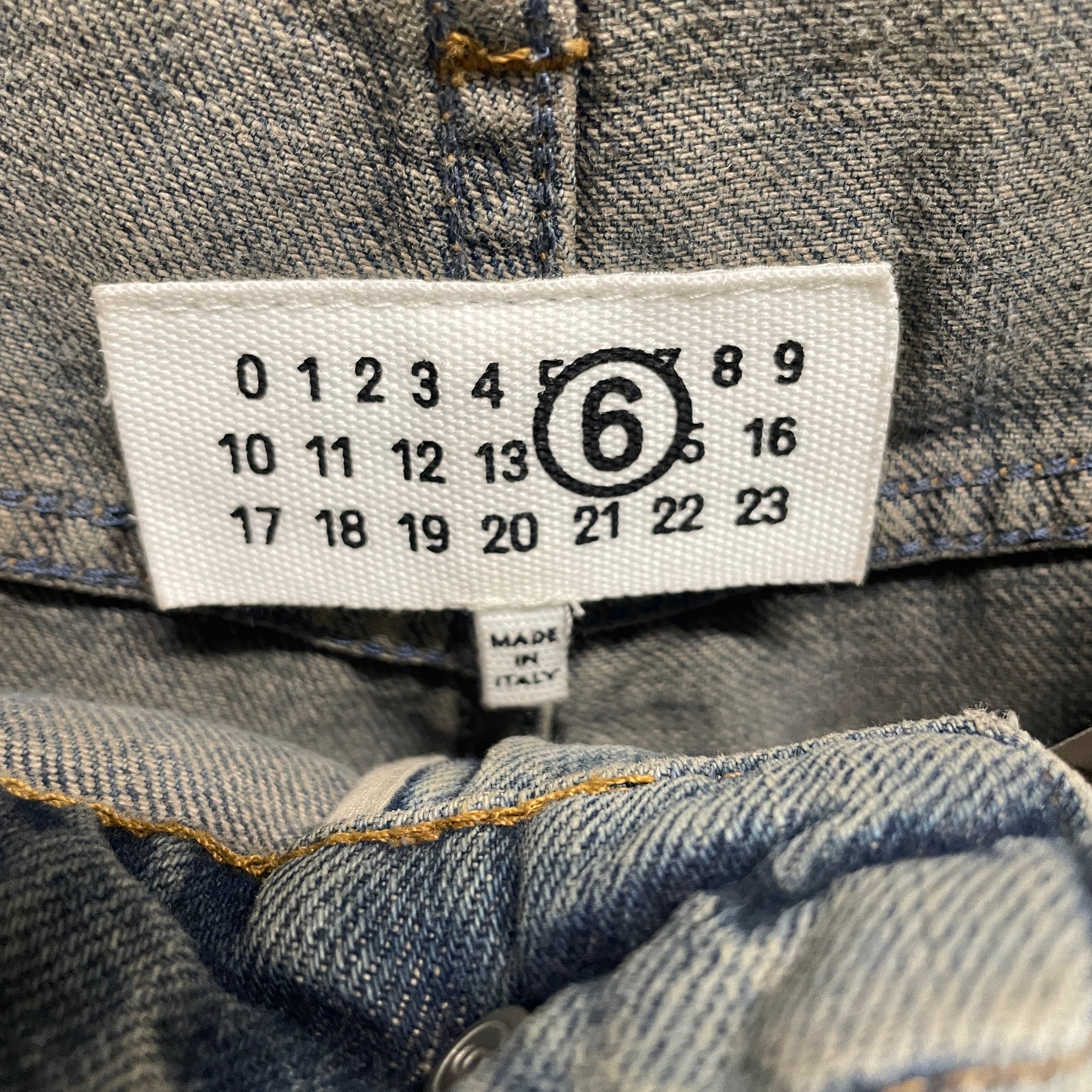 Maison Margiela/Straight Pants/28/Denim/BLU/INVERTED SEAMS/FADE view 4