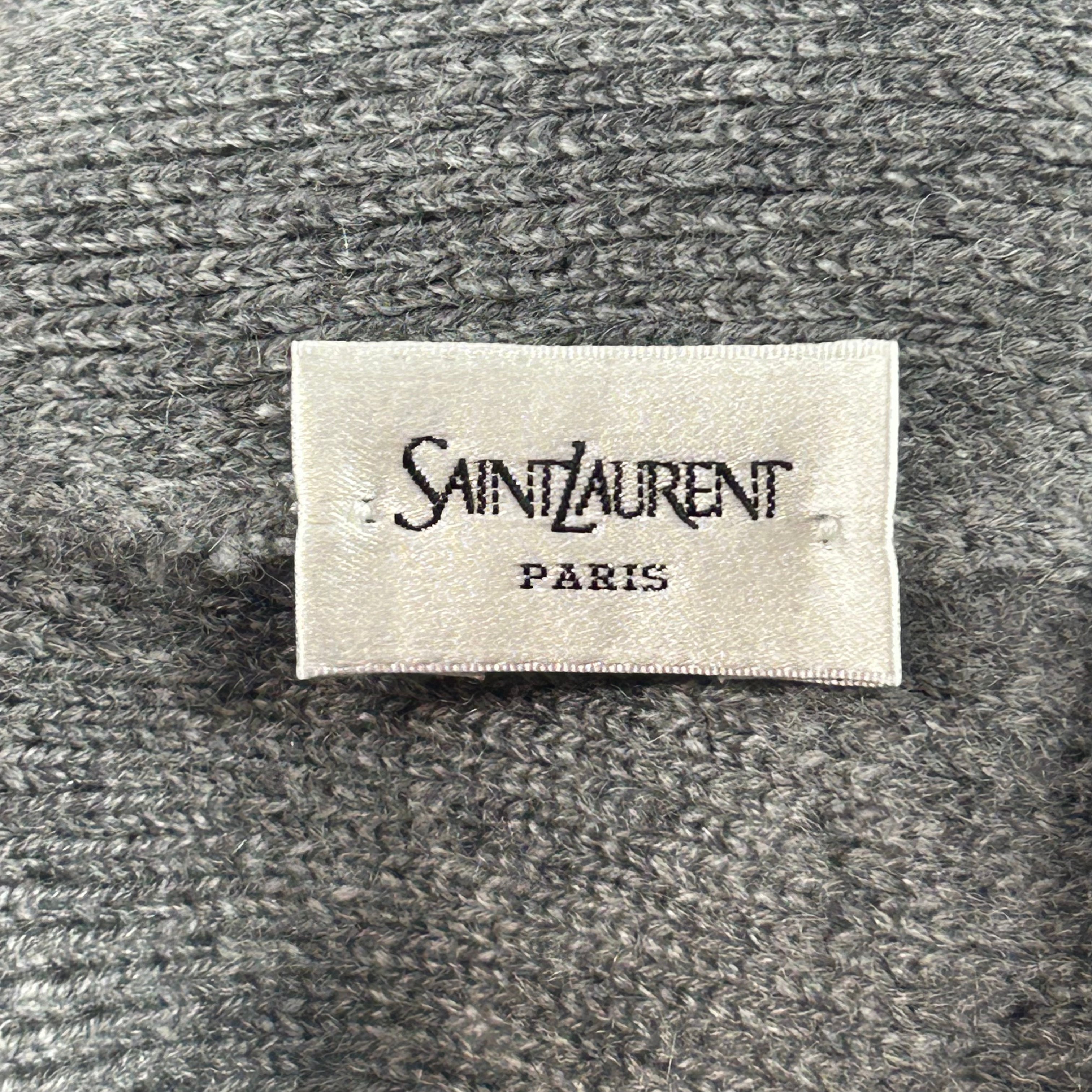 SAINT LAURENT/Cap/OS/Cotton/GRY/beanie hat view 3