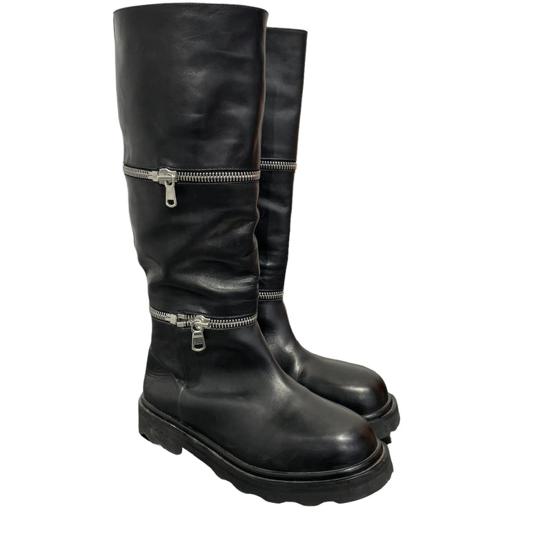 MARNI/Biker Boots/EU 39/Leather/BLK/Moto Zip