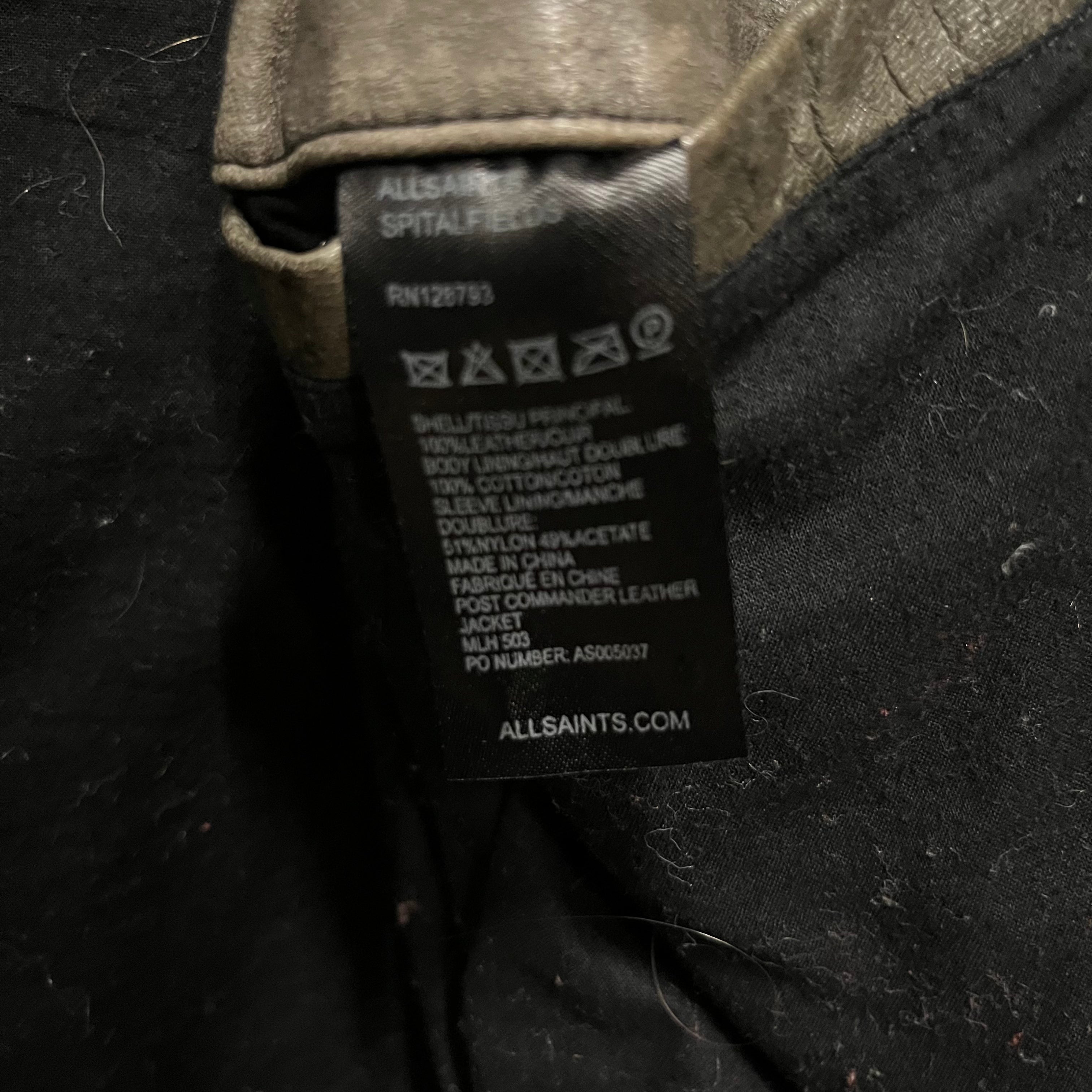 ALLSAINTS/Leather Jkt/S/Leather/BRW/allsaints brwn leather jkt view 4