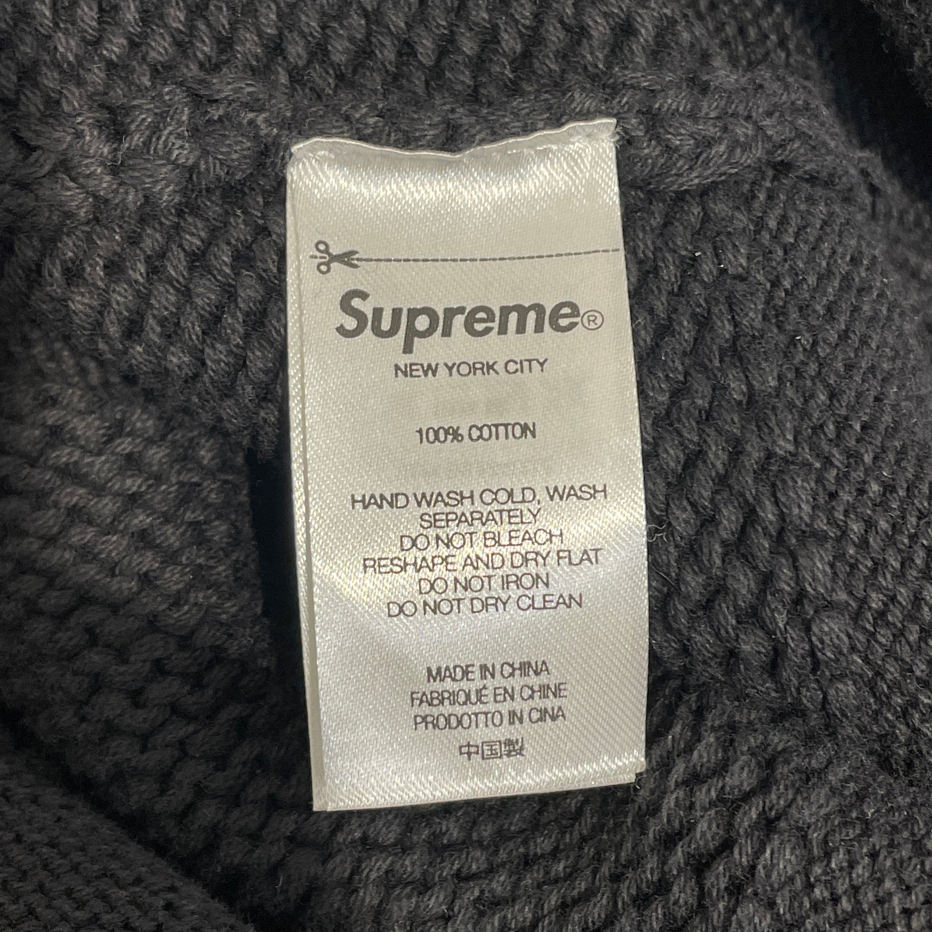 Supreme/Sweater/L/Stripe/Cotton/BLK/ view 4