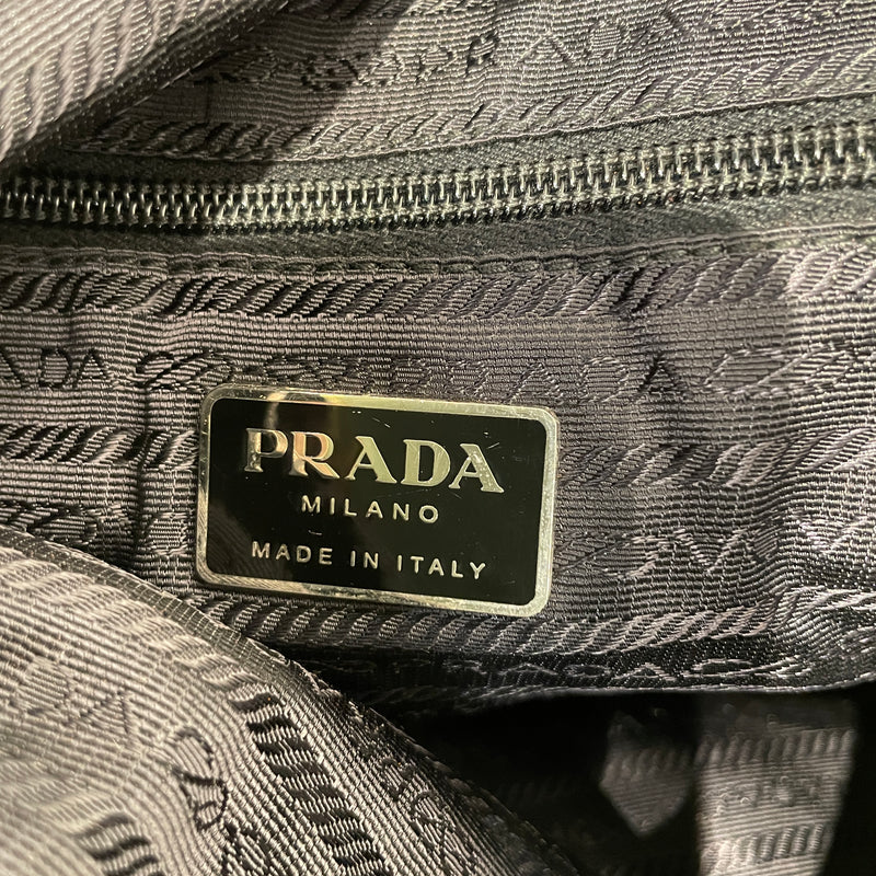 PRADA/Hand Bag/Polyester/GRN/TOTE