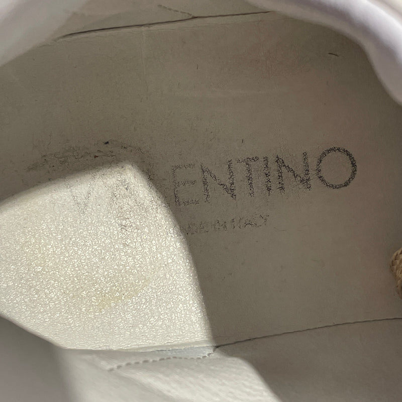 VALENTINO/Hi-Sneakers/US 8/Leather/WHT/