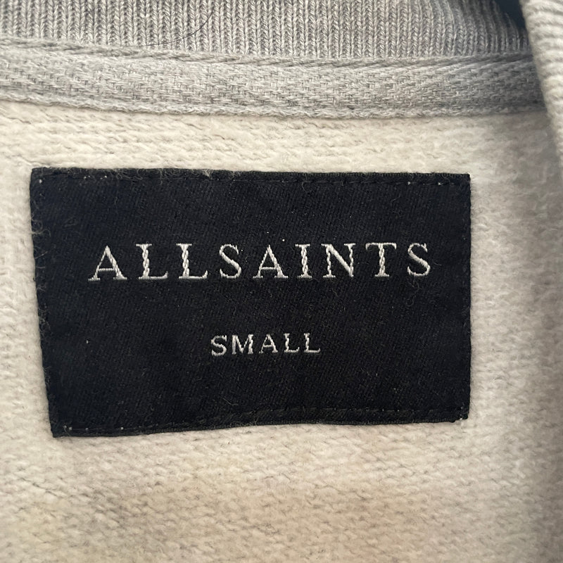 ALLSAINTS/Blouson/S/Cotton/GRY/french terry zip up jacket