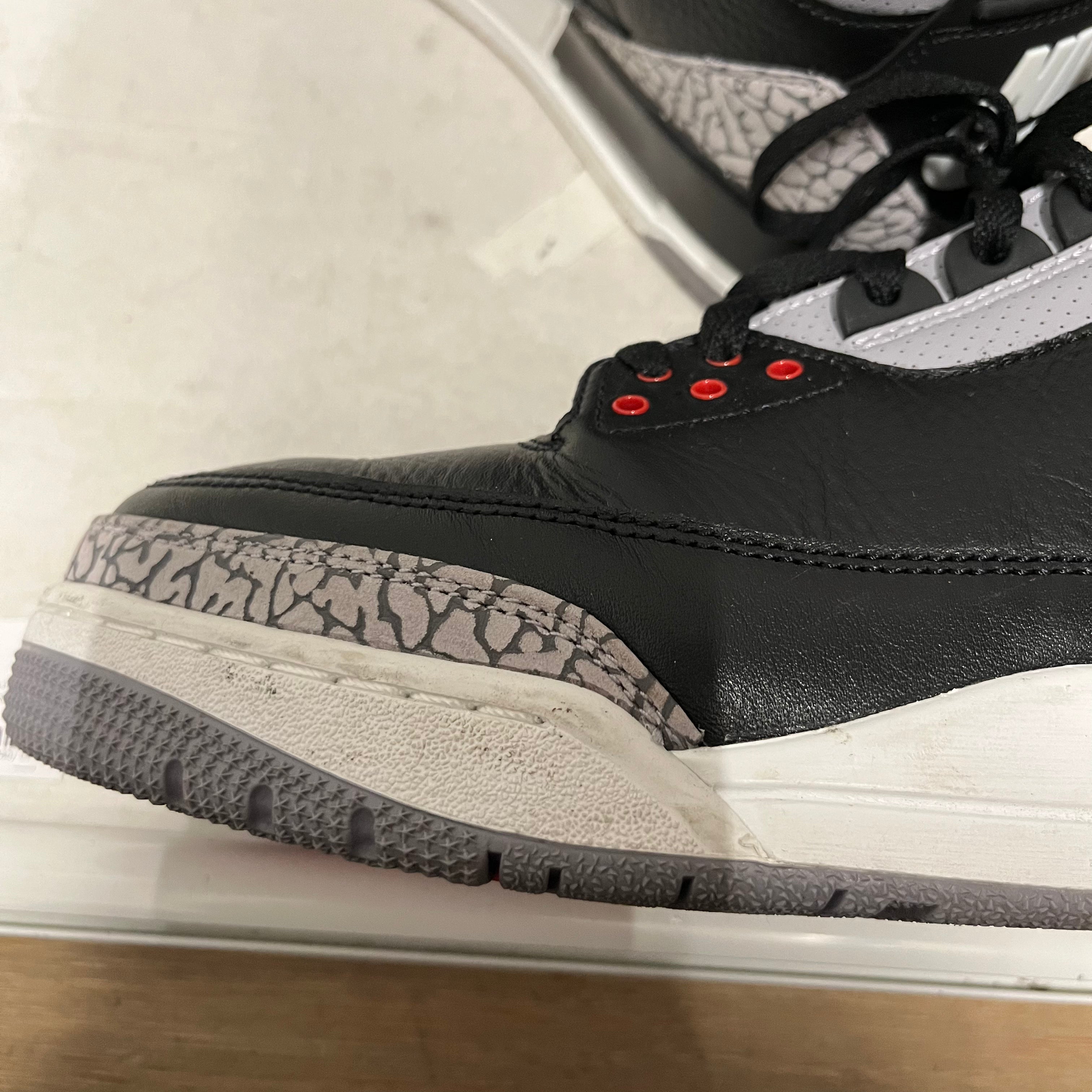 NIKE/AIR JORDAN 3/Hi-Sneakers/US 13/Leather/BLK/DN3707-010 view 4