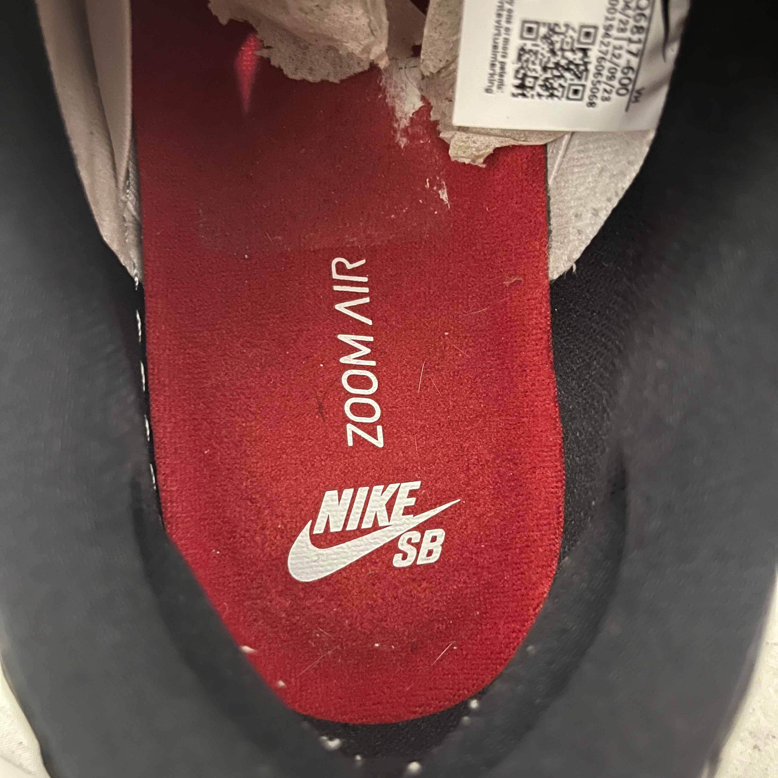 NIKE/SB DUNK LOW PRO/Low-Sneakers/US 13/Leather/RED/BQ6817-600 view 3