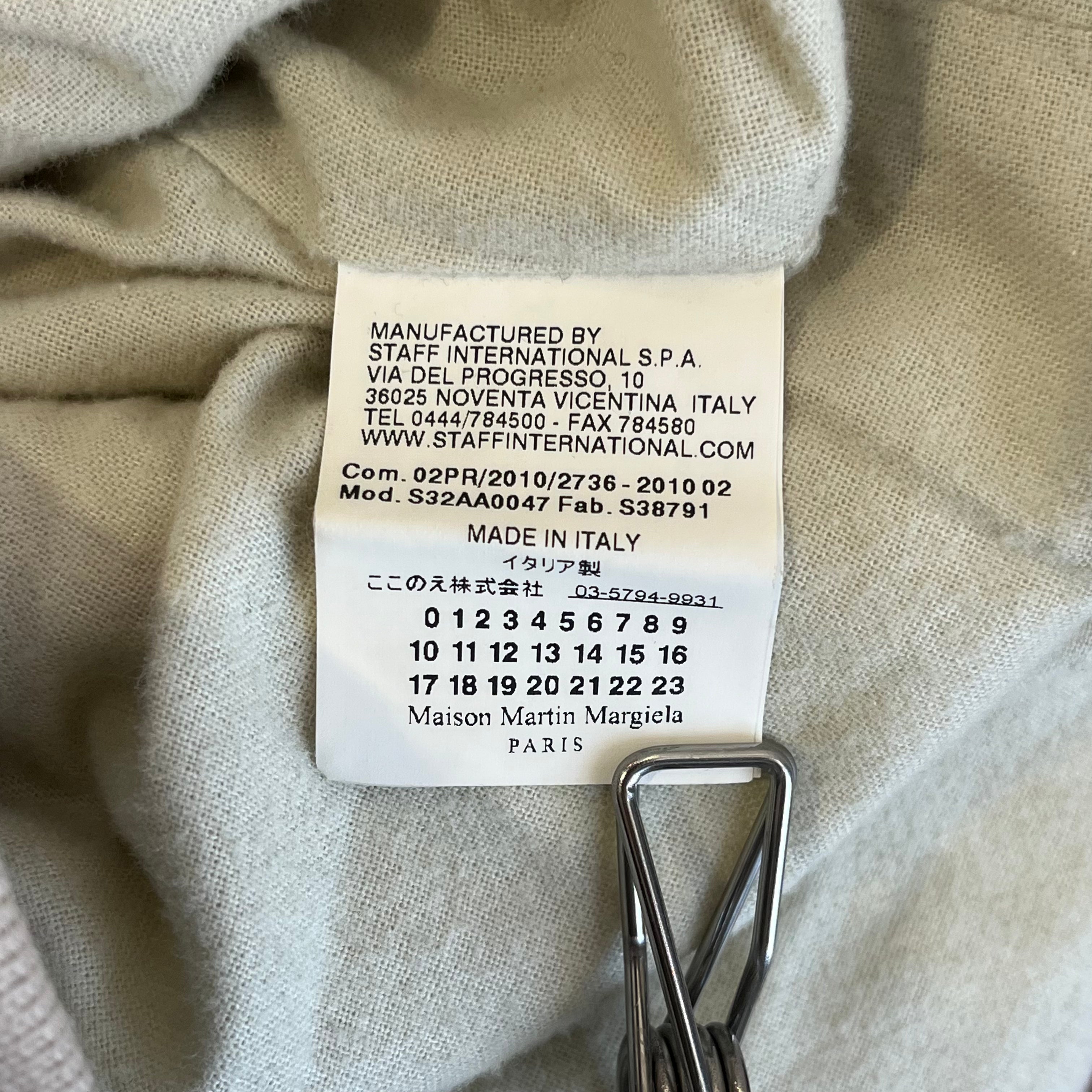 MM6/Fleece Jkt/L/Cotton/CRM/LONG FLEECE JKT view 4