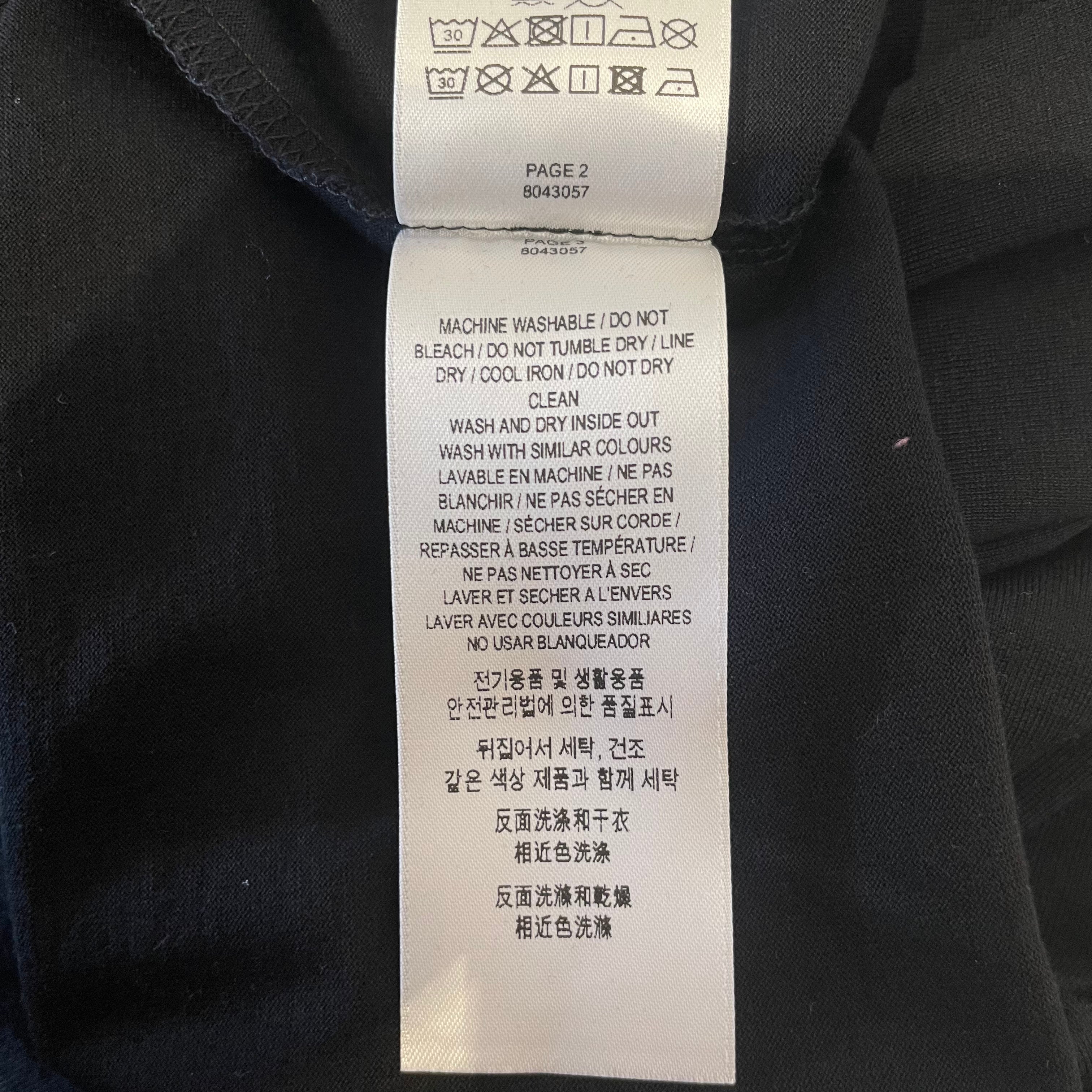 BURBERRY LONDON/T-Shirt/L/Cotton/BLK/Burberry Classic Checkard Shir view 5