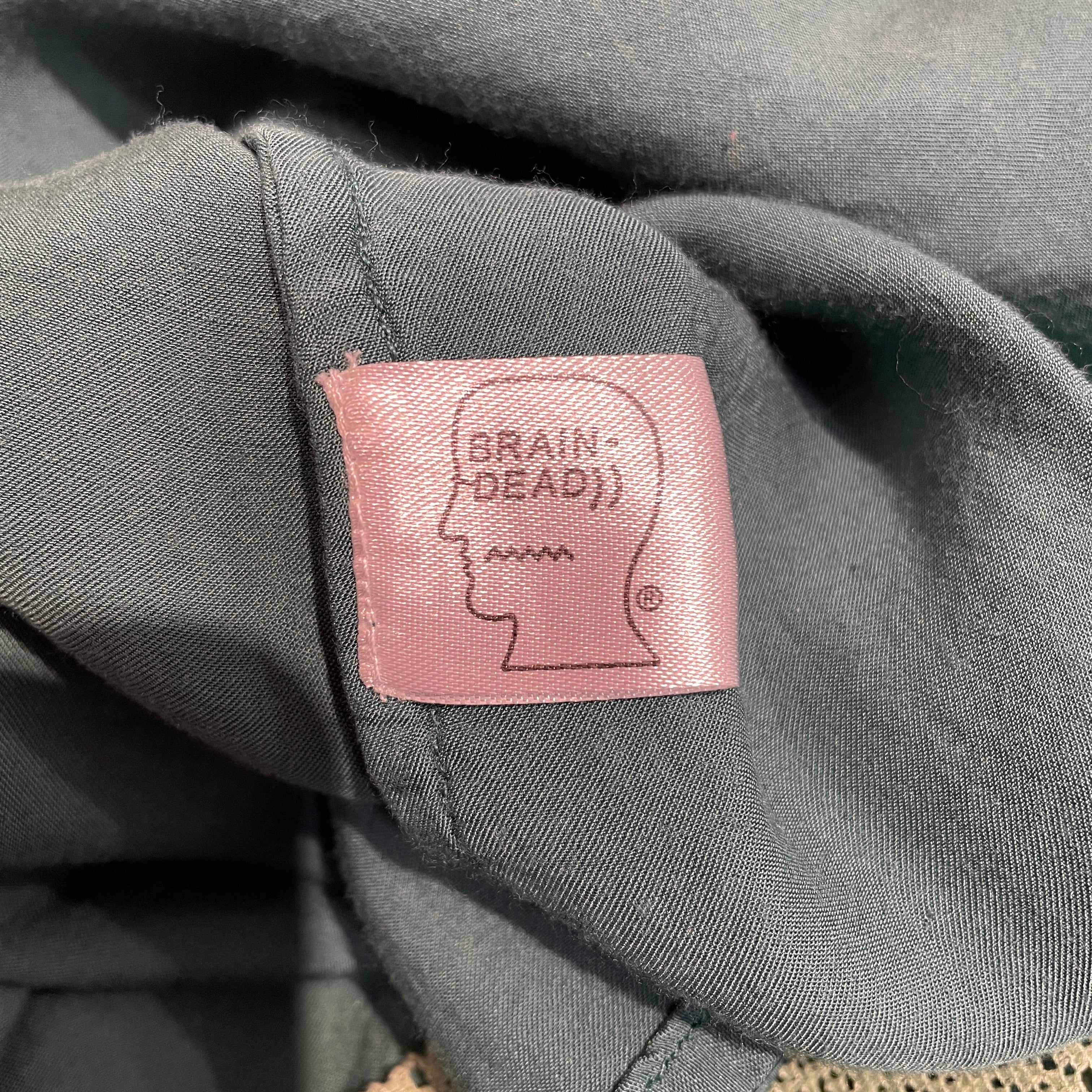 Brain Dead/Camisole Dress/S/Polyester/GRN/ENGINEERED CLOUD MESH SLIP view 4