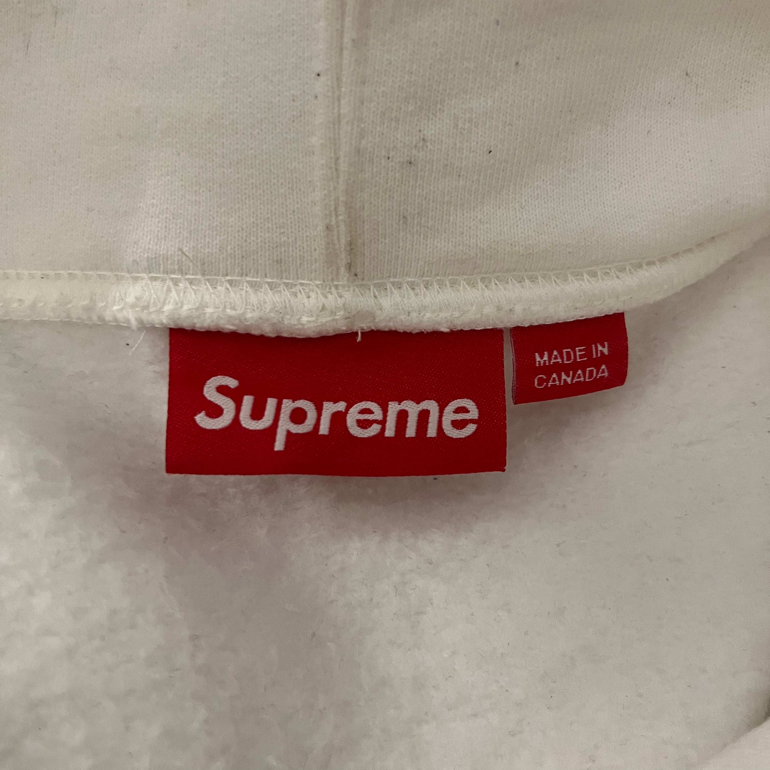 Supreme/Hoodie/XXL/Cotton/WHT/classic logo supreme new york view 3