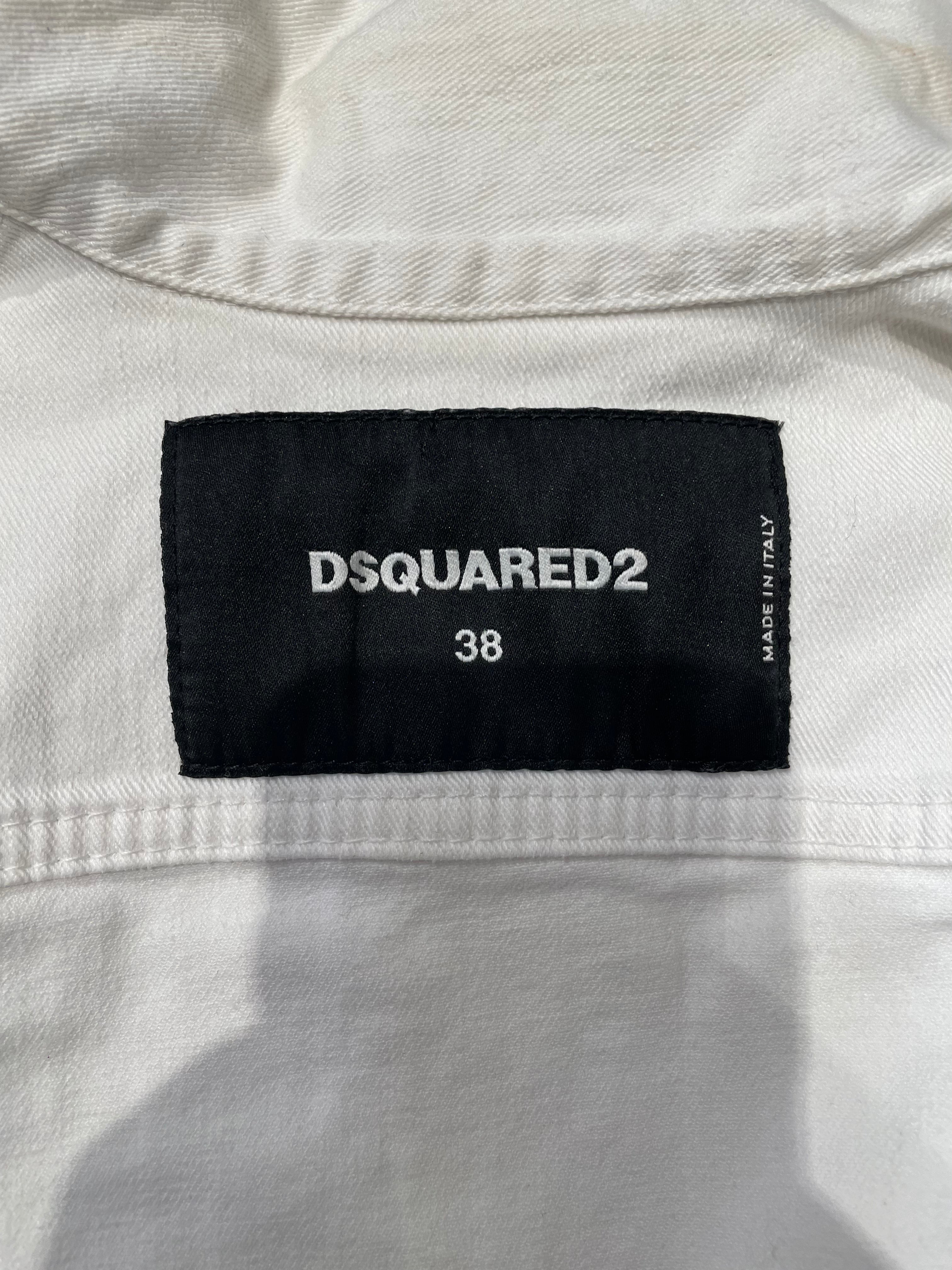 DSQUARED2/Vest/38/Denim/WHT/denim vest view 3