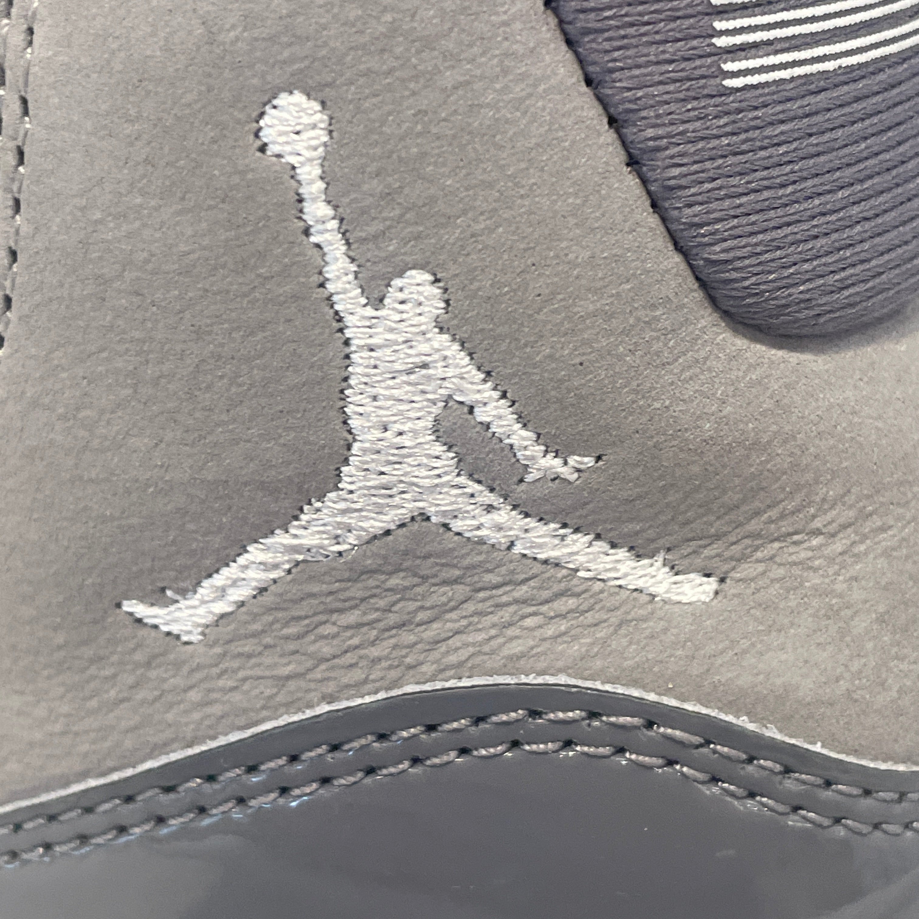 JORDAN BRAND/Hi-Sneakers/US 8.5/Leather/SLV/11 Retro Cool Grey view 3