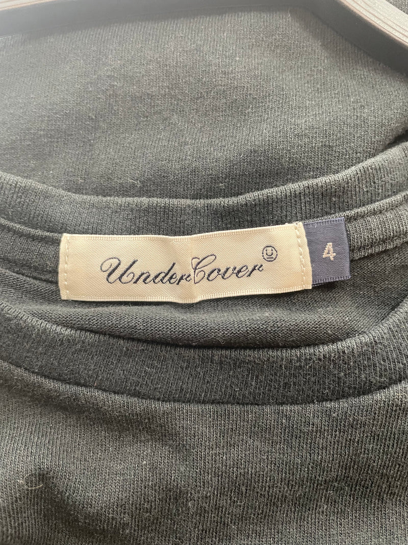UNDERCOVER/T-Shirt/4/Cotton/BLK/I SAW THE DEVIL IN MY BACK