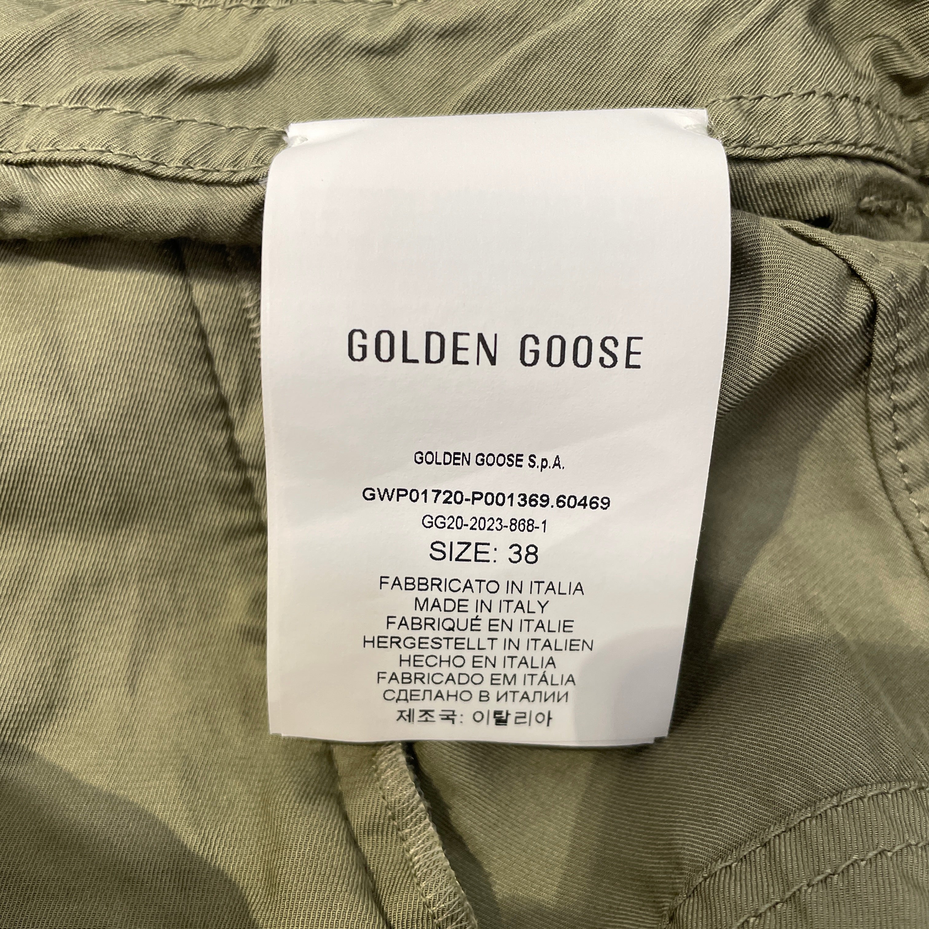 GOLDEN GOOSE/Cargo Pants/38/GRN/ view 4