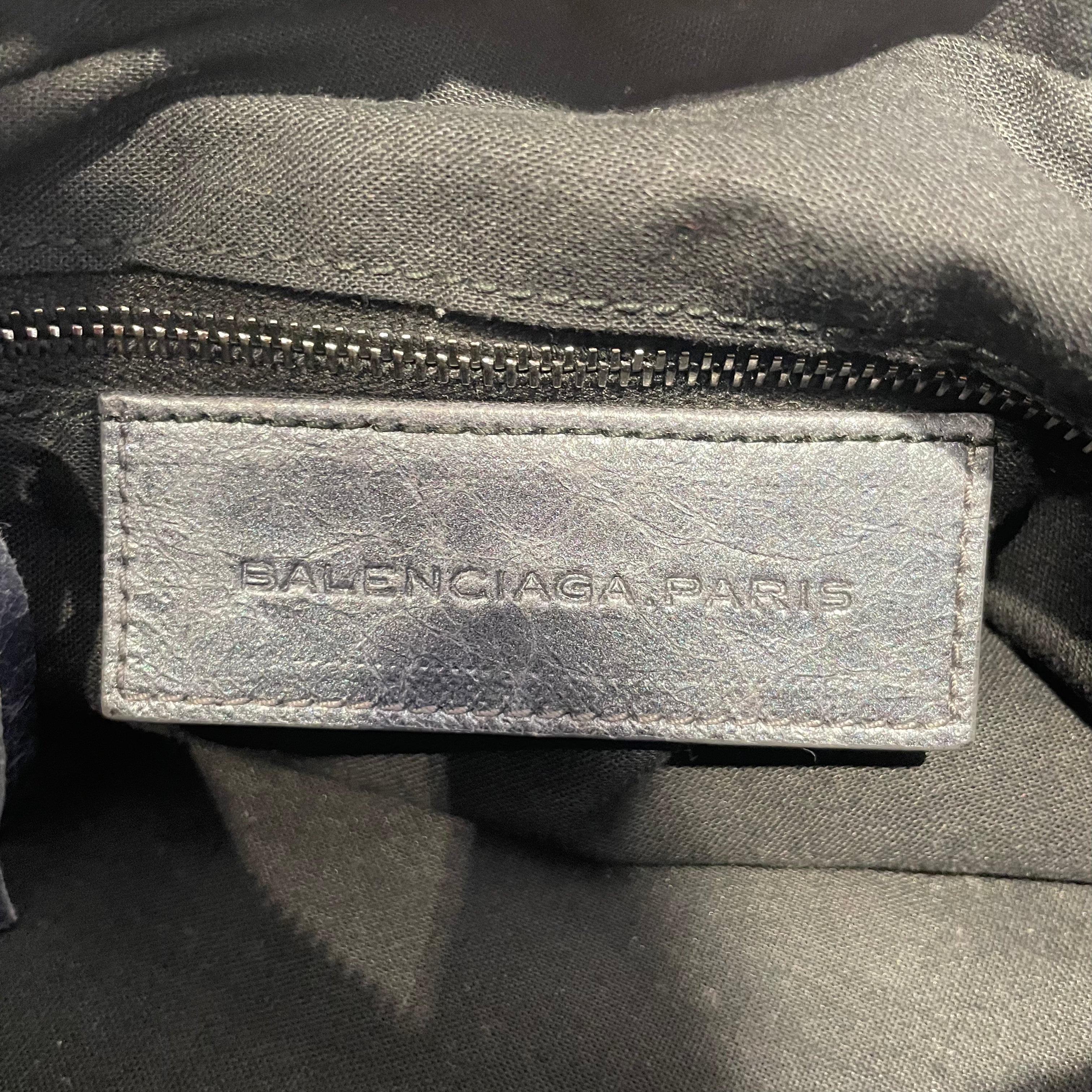 BALENCIAGA/Hand Bag/Leather/NVY/first bags 2 way view 5
