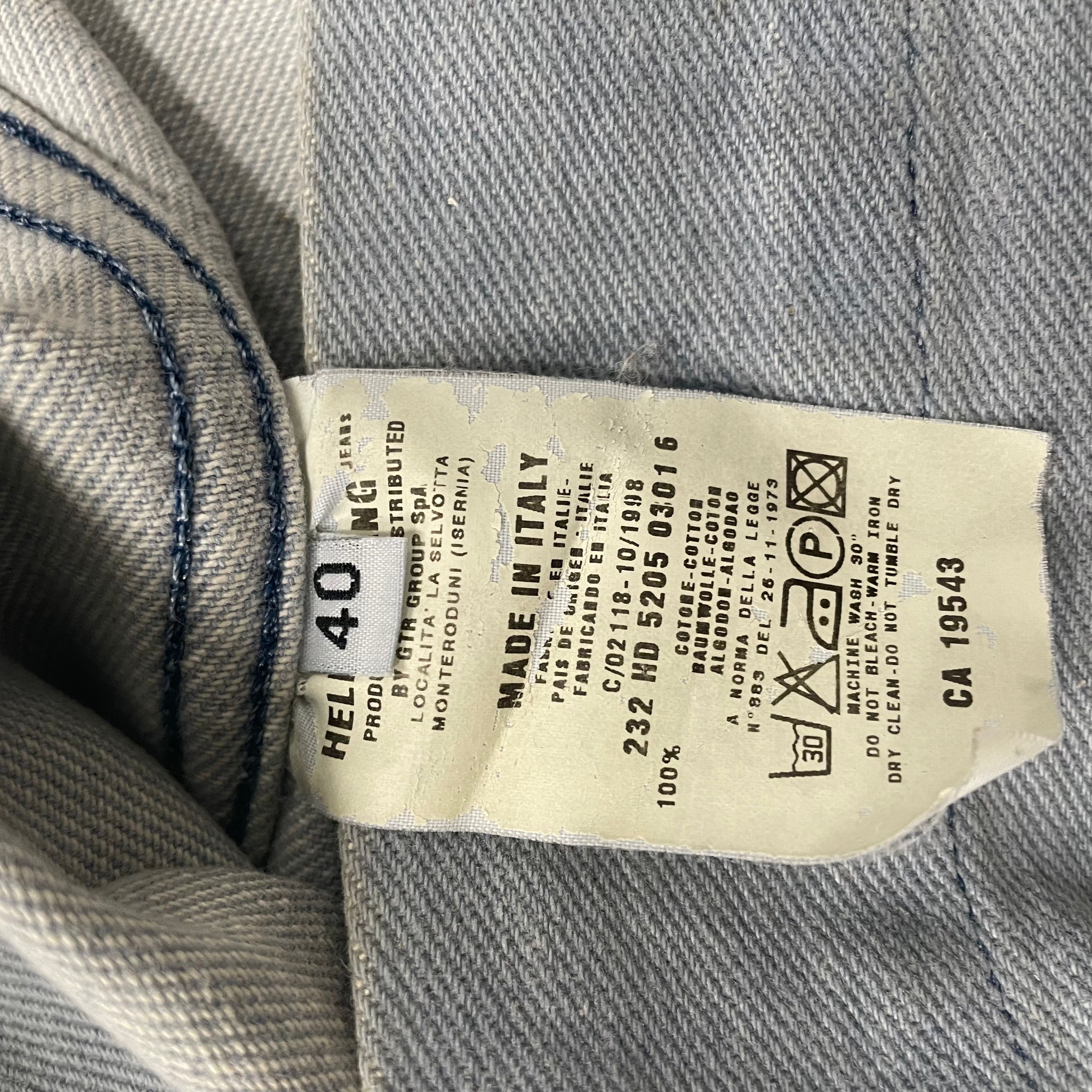 HELMUT LANG/DENIM JKT/40/BLU/Lightwash Vintage 1998 view 4
