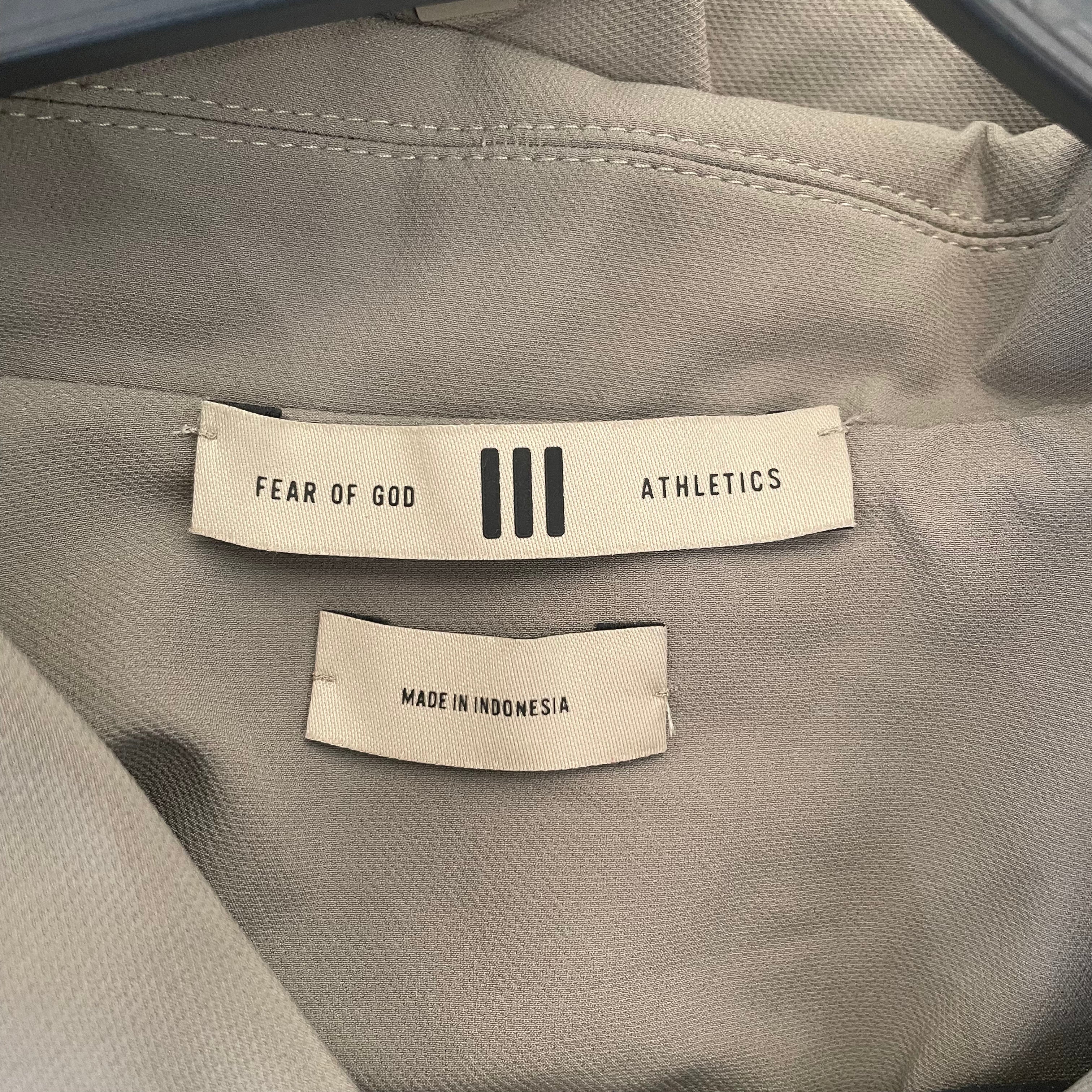 adidas/FEAR OF GOD/Jacket/M/Polyester/KHK/FULL LENGHT JACKET view 3