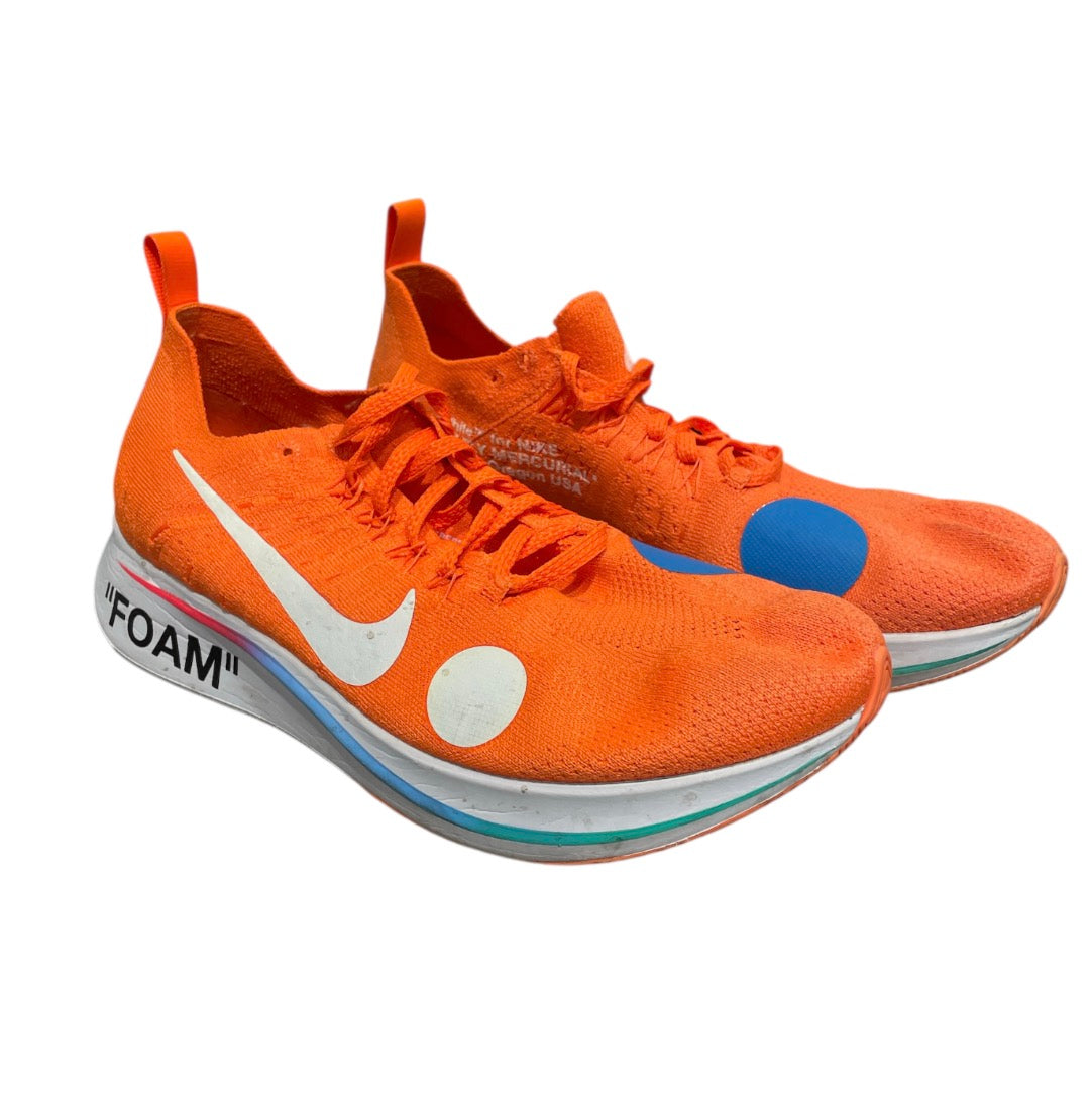OFF-WHITE/NIKE/Low-Sneakers/US 9/ORN/Zoom Fly Sneaker view 1
