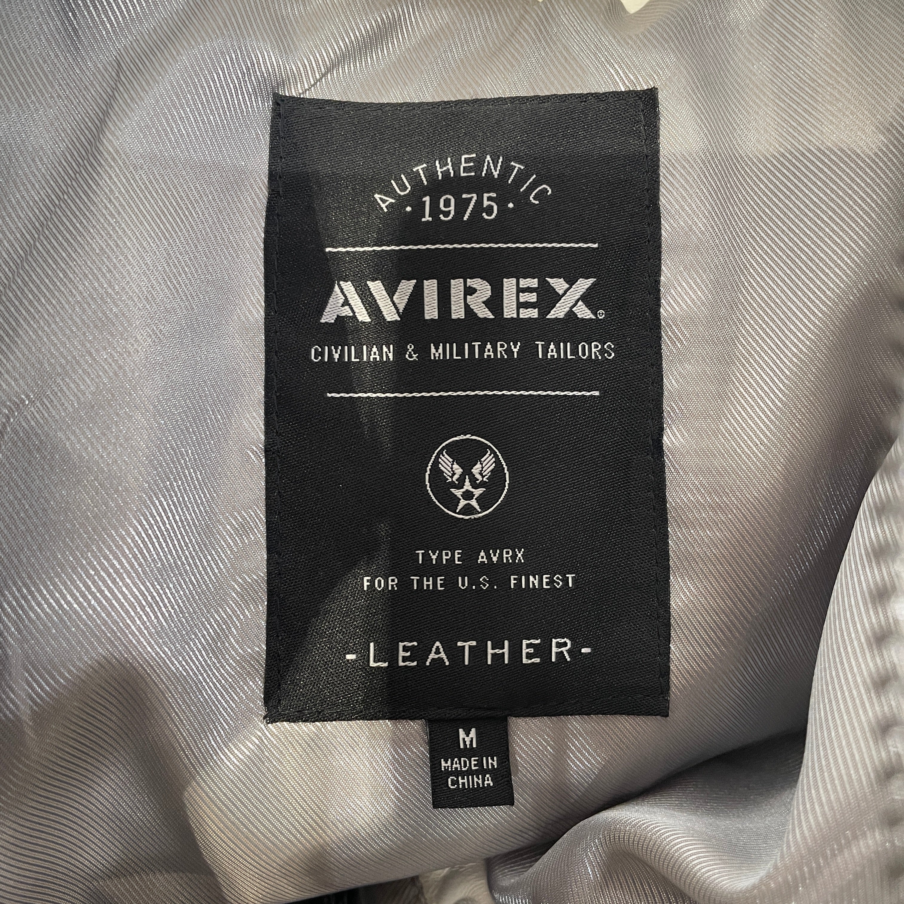AVIREX/Duffle Coat/M/Leather/WHT/ view 3