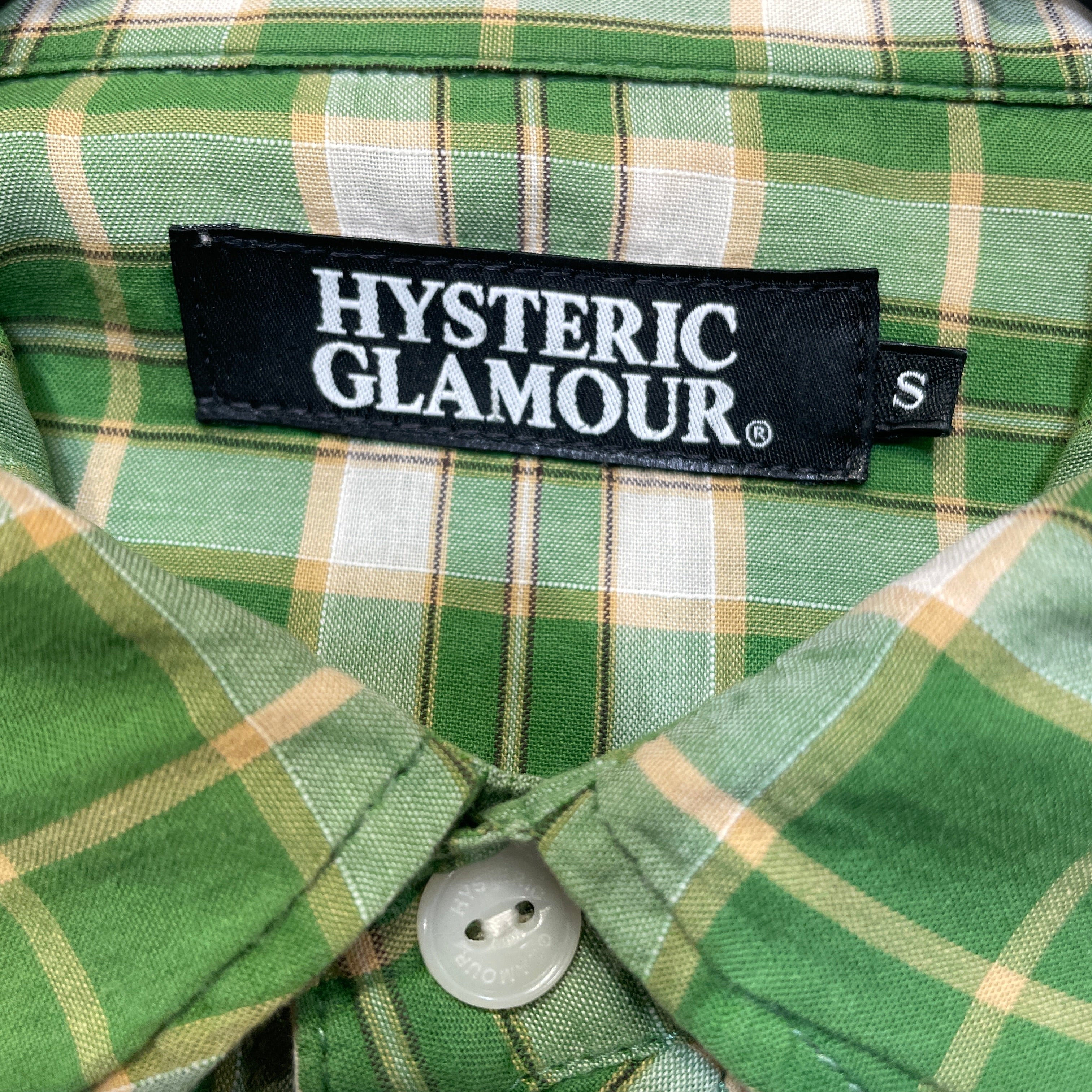 HYSTERIC GLAMOUR/Flannel Shirt/S/Plaid/Cotton/GRN/GREEN JEM FLANNEL view 3