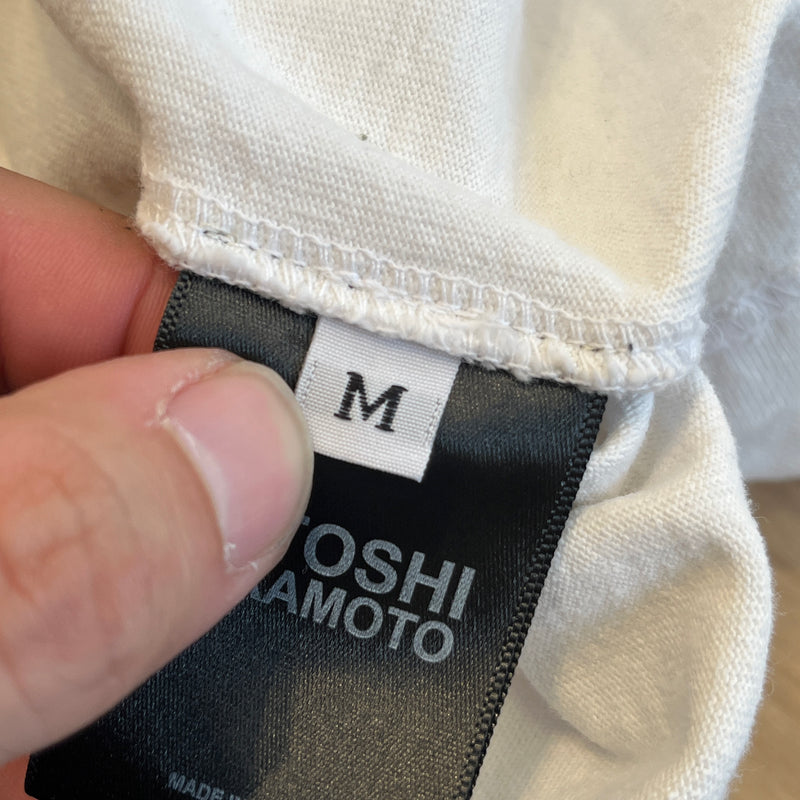 SATOSHI NAKAMOTO/T-Shirt/M/Cotton/WHT/Graphic/LOST HAPPINESS TEE