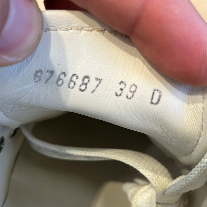 Alexander McQueen/Low-Sneakers/EU 39/WHT/Rhinestone Trainers